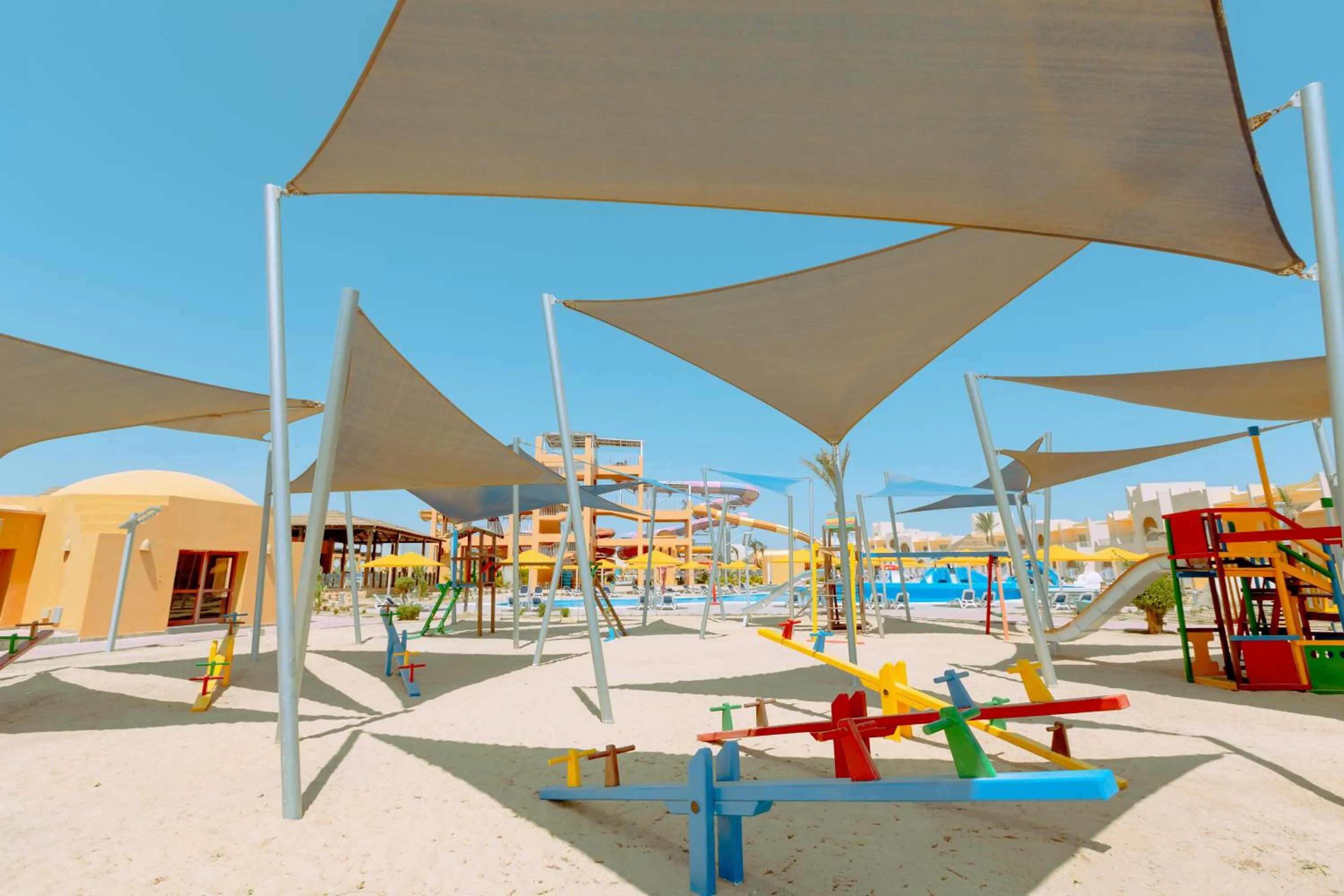 Children play ground in Pickalbatros Villaggio Aqua Park - Portofino Marsa Alam