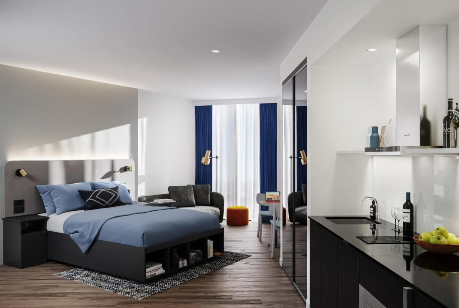 Studio Apartments at Aurora near Melbourne Port