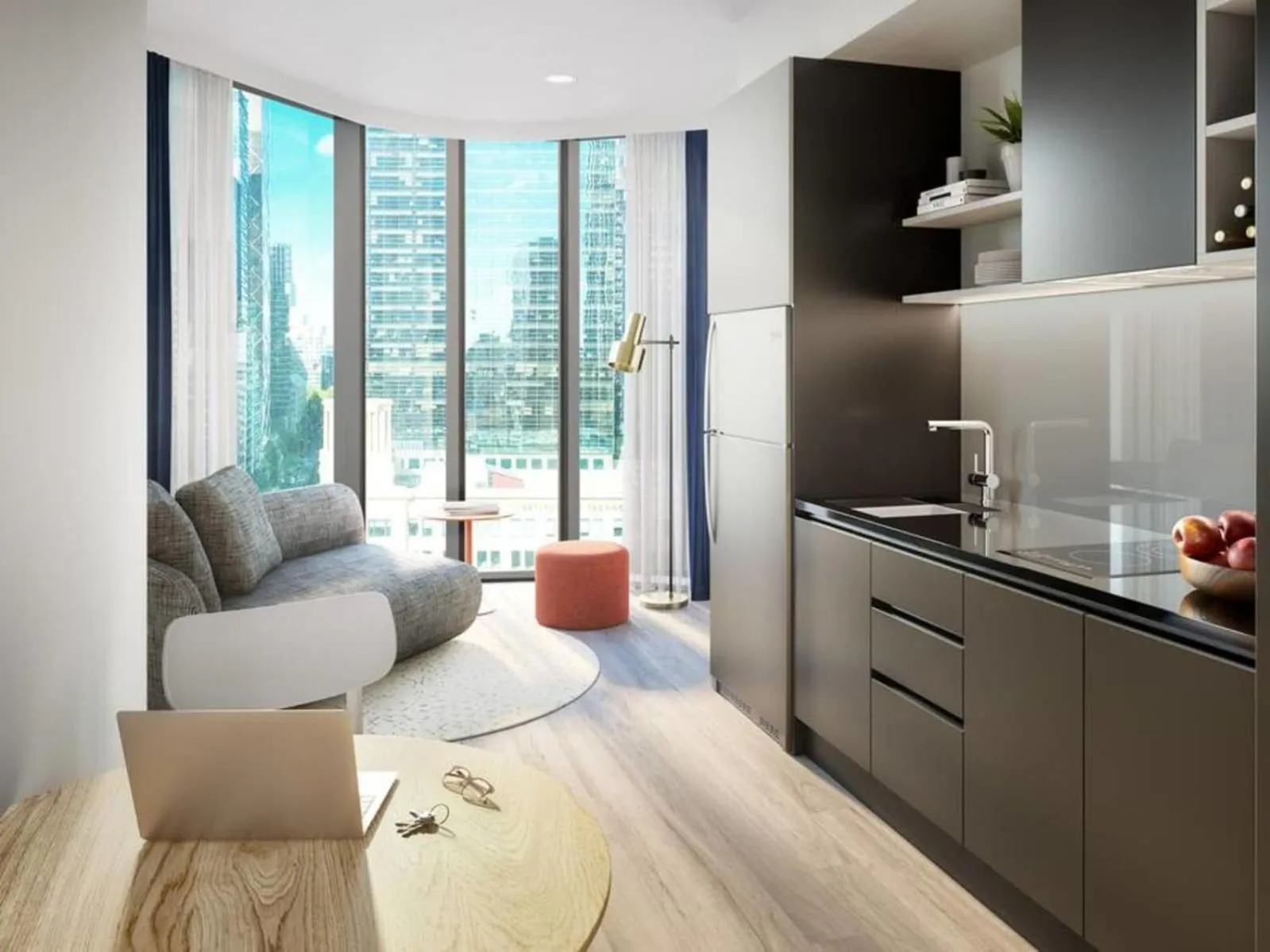 Studio Apartments at Aurora near Melbourne Port