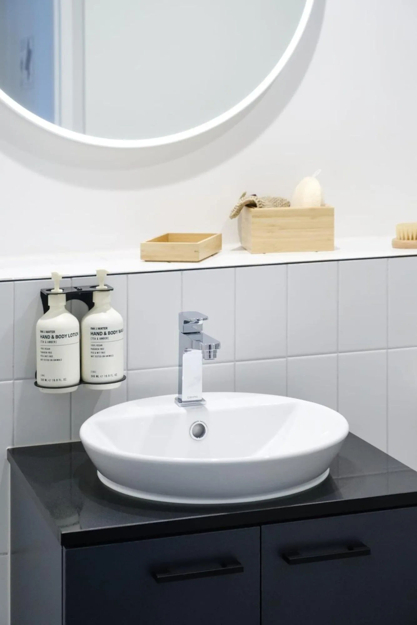 Bathroom in Studio Apartments at Aurora near Melbourne Port