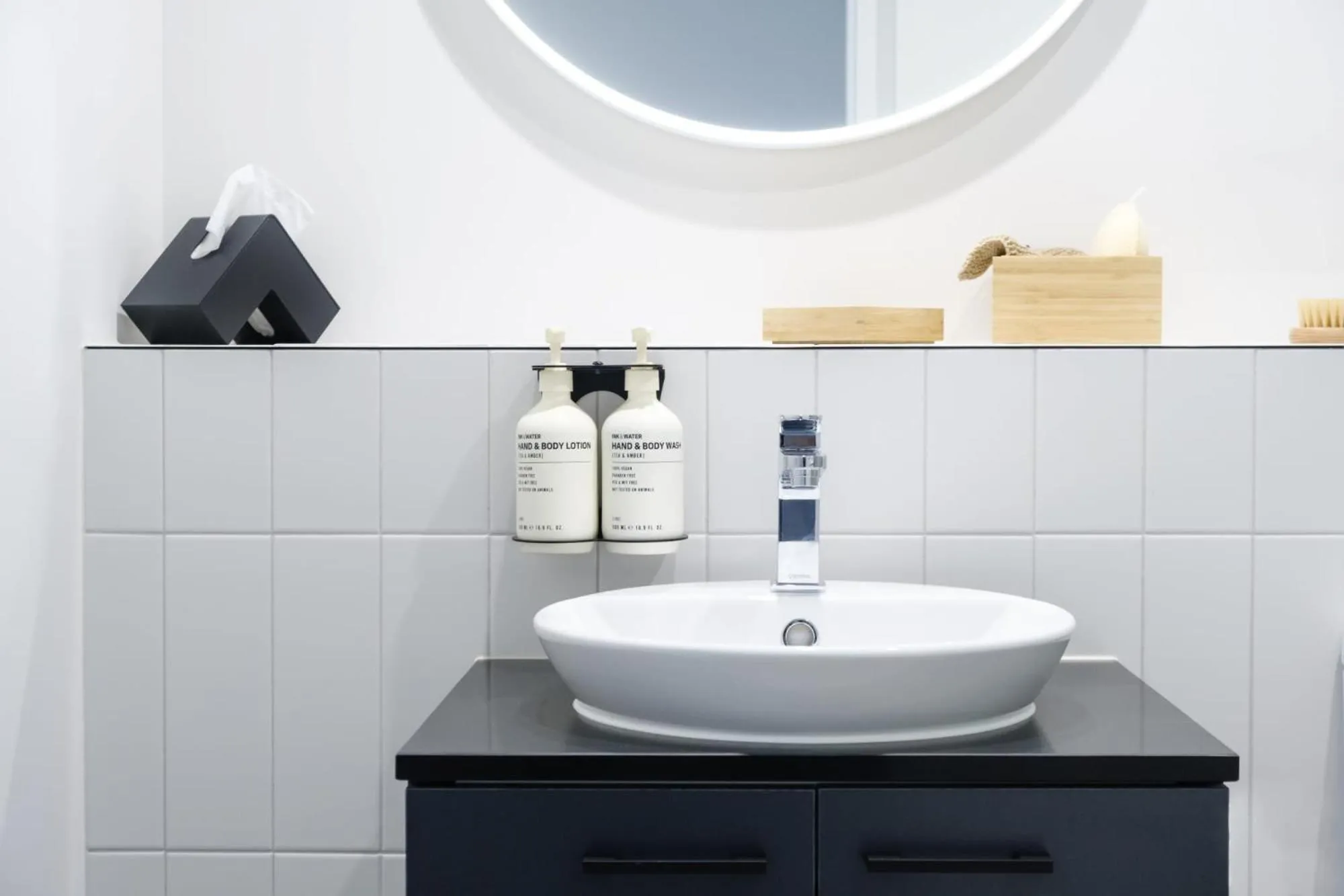 Bathroom in Studio Apartments at Aurora near Melbourne Port
