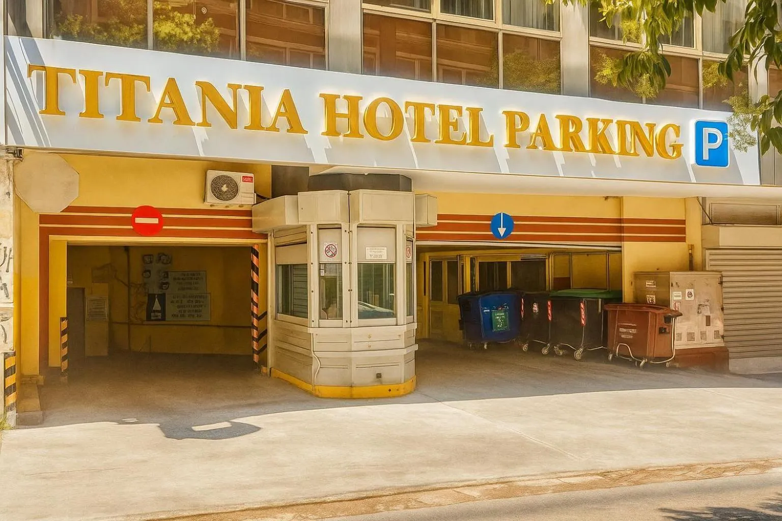 Parking in Titania Hotel