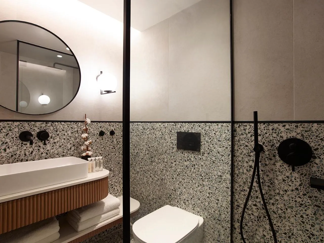 Shower in Titania Hotel