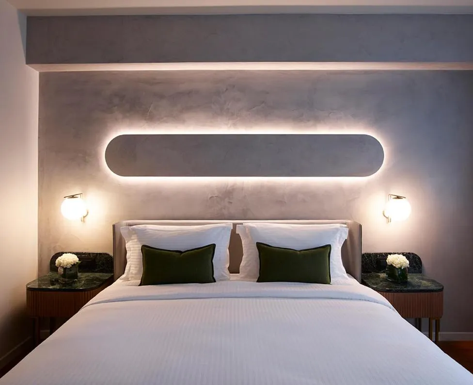 Bed in Titania Hotel
