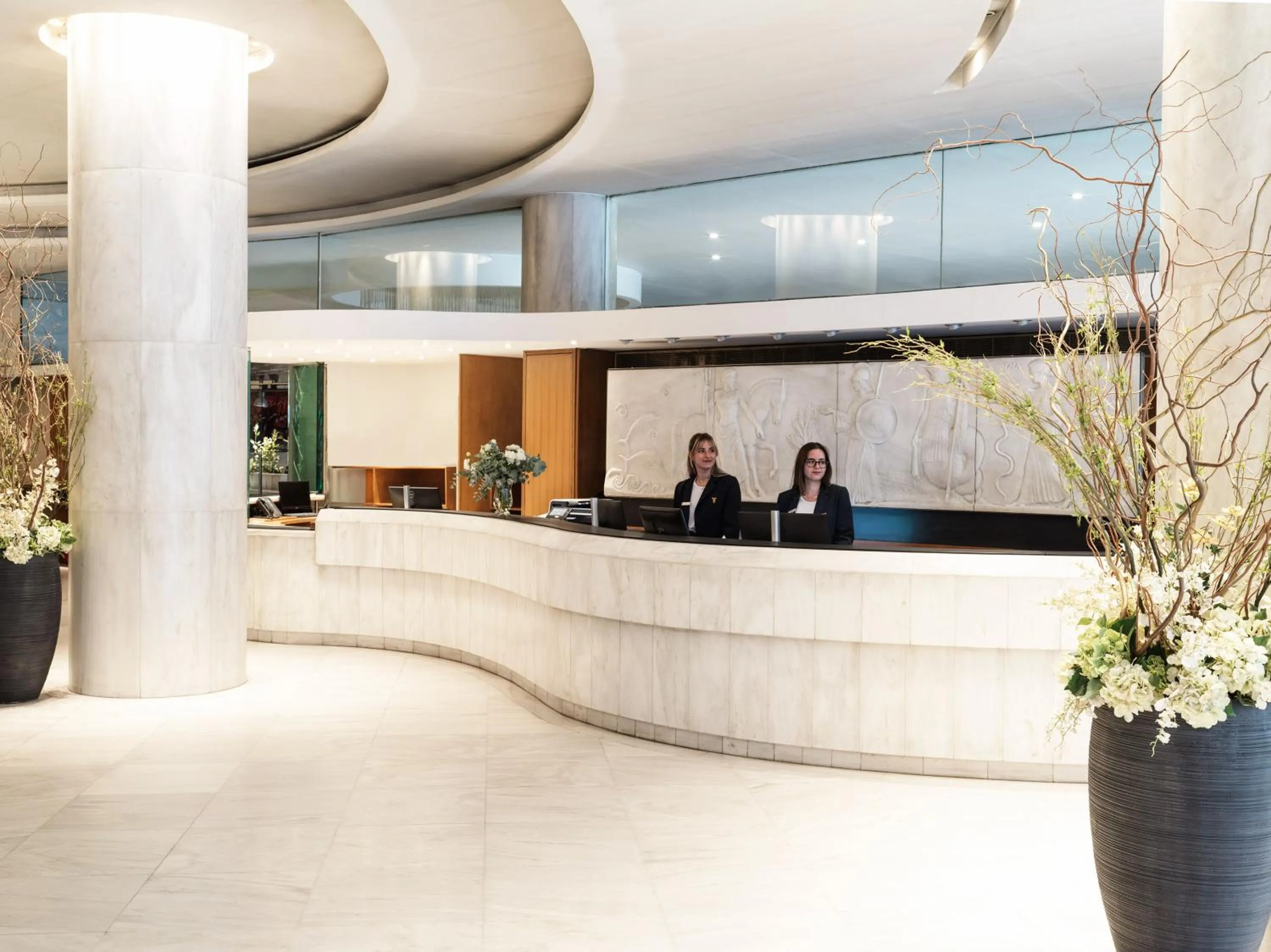 Lobby or reception in Titania Hotel