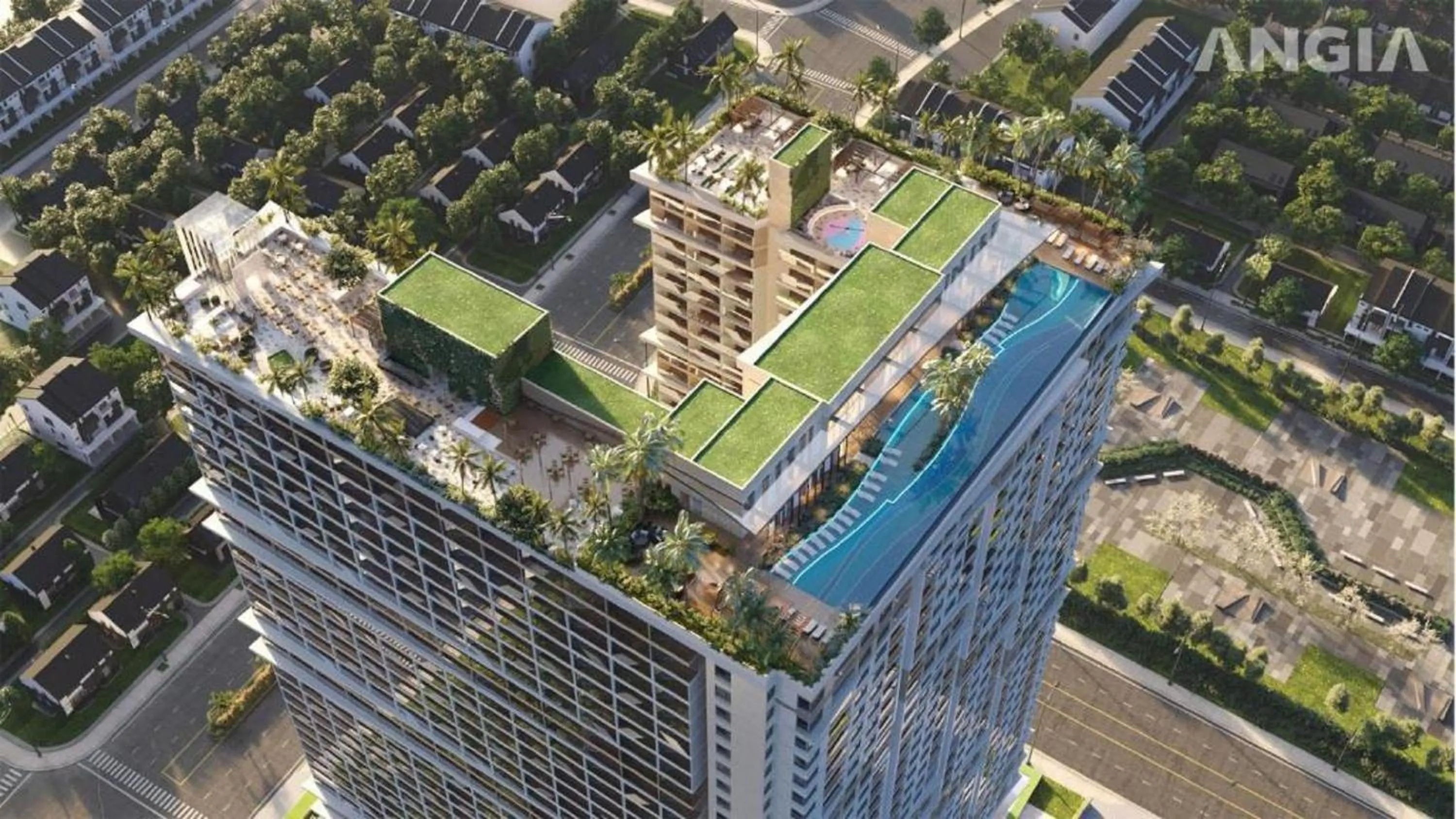 Property building in MeoMeo Homestay - The Sóng Apartment