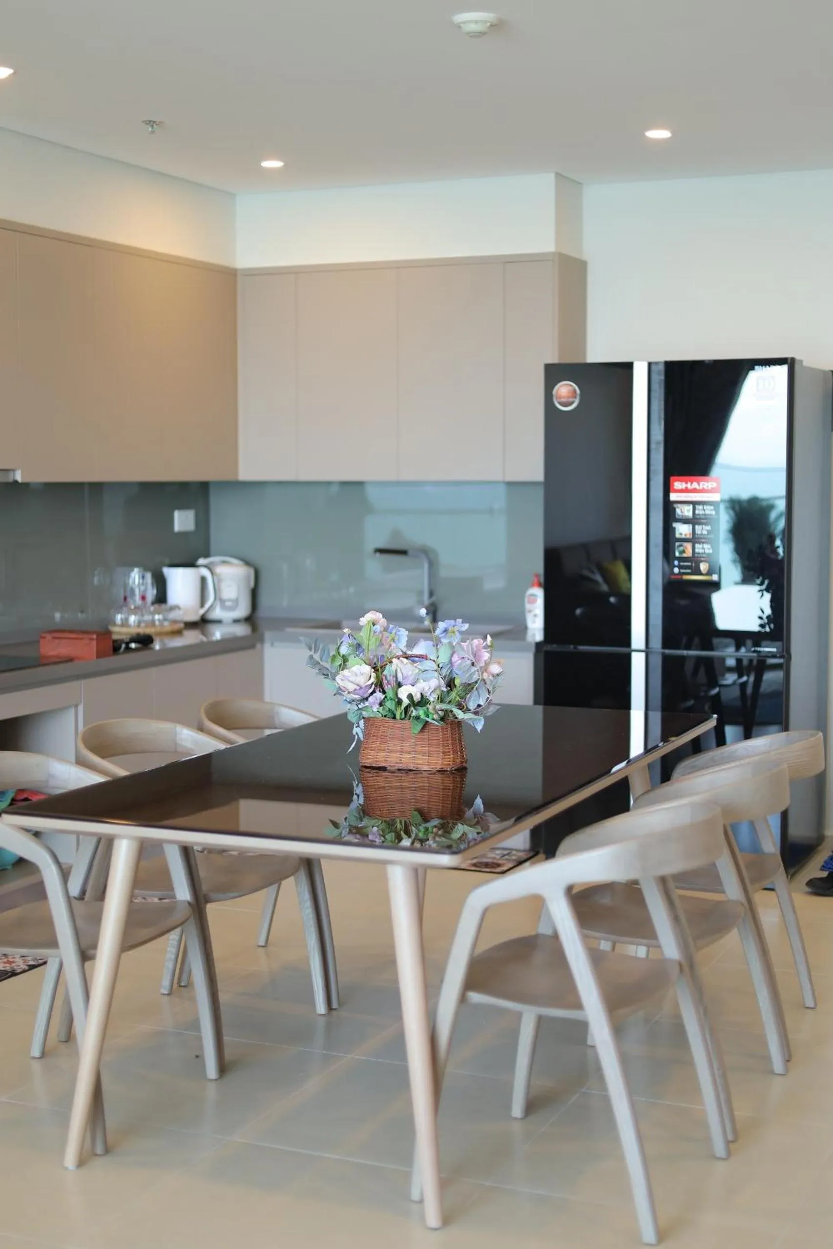 Coffee/tea facilities in MeoMeo Homestay - The Sóng Apartment