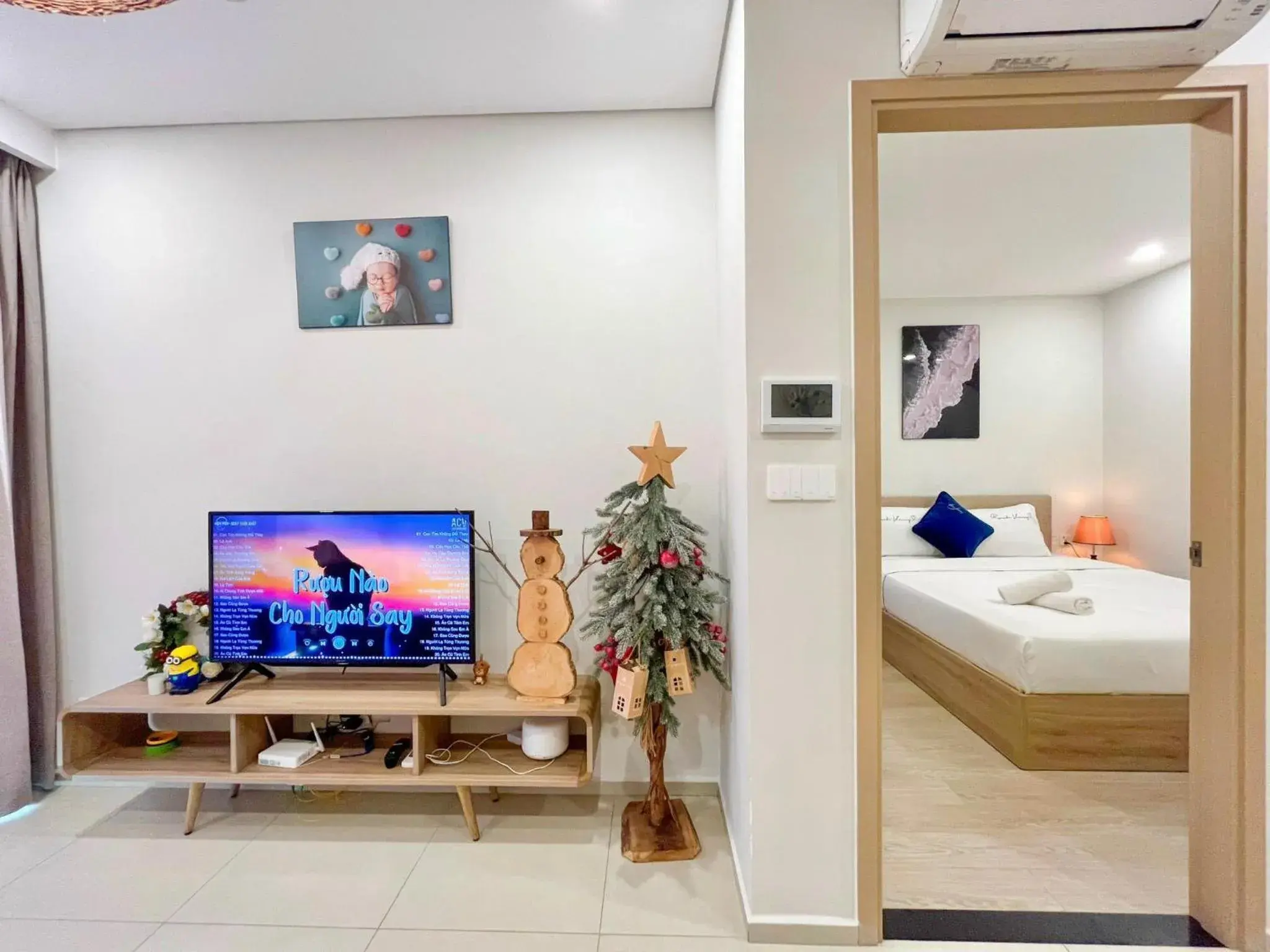 One-Bedroom Apartment with City View in MeoMeo Homestay - The Sóng Apartment One-Bedroom Apartment with City View in MeoMeo Homestay - The Sóng Apartment