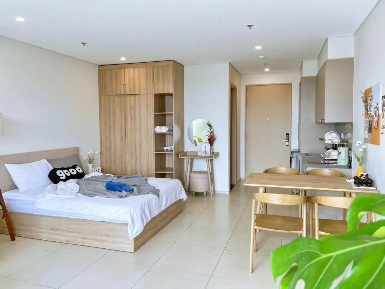 One-Bedroom Apartment with City View in MeoMeo Homestay - The Sóng Apartment One-Bedroom Apartment with City View in MeoMeo Homestay - The Sóng Apartment