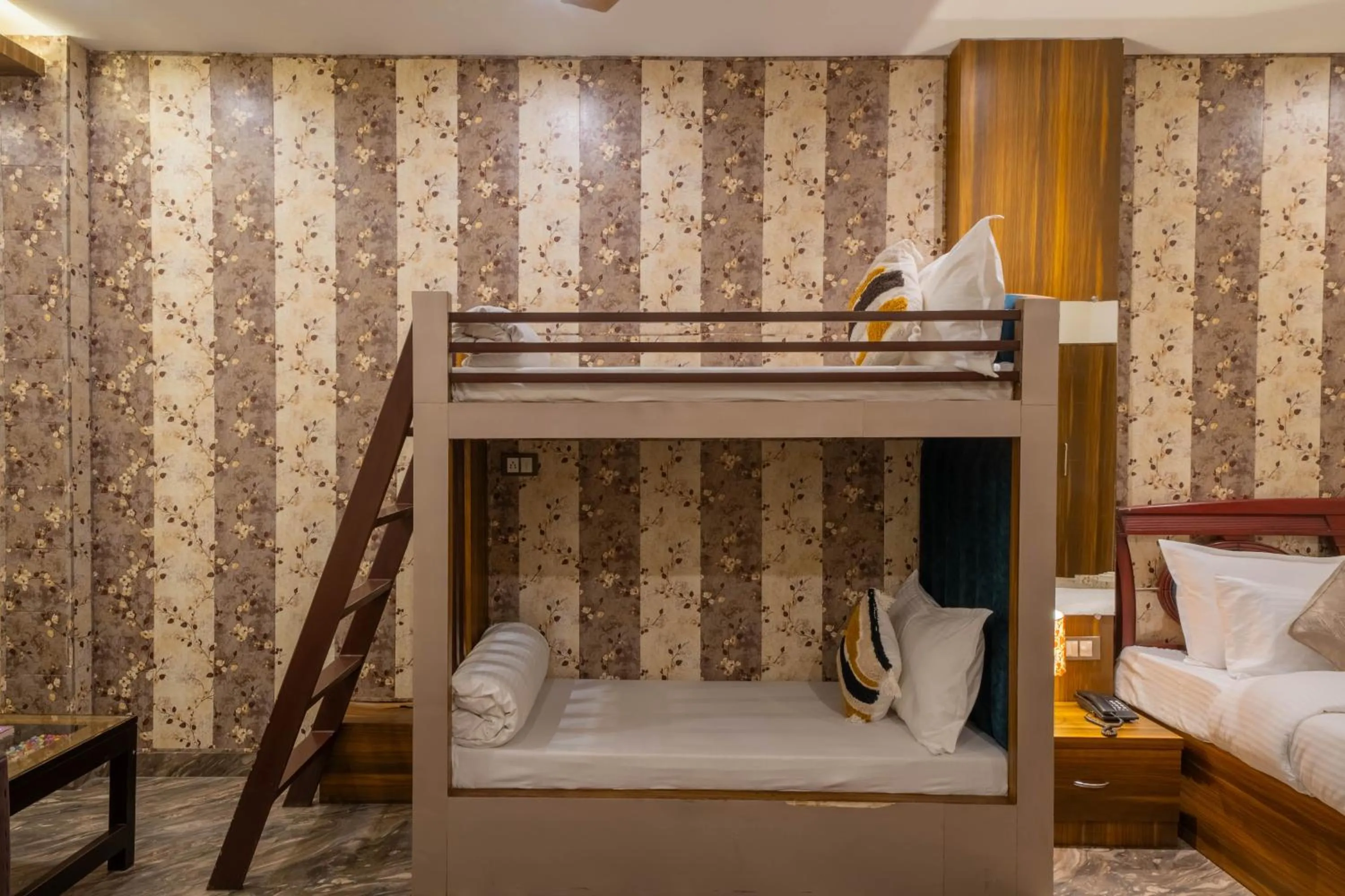 bunk bed, Bed in Perfectstayz Premium at Harkipauri Road - Ganga view rooftop cafe