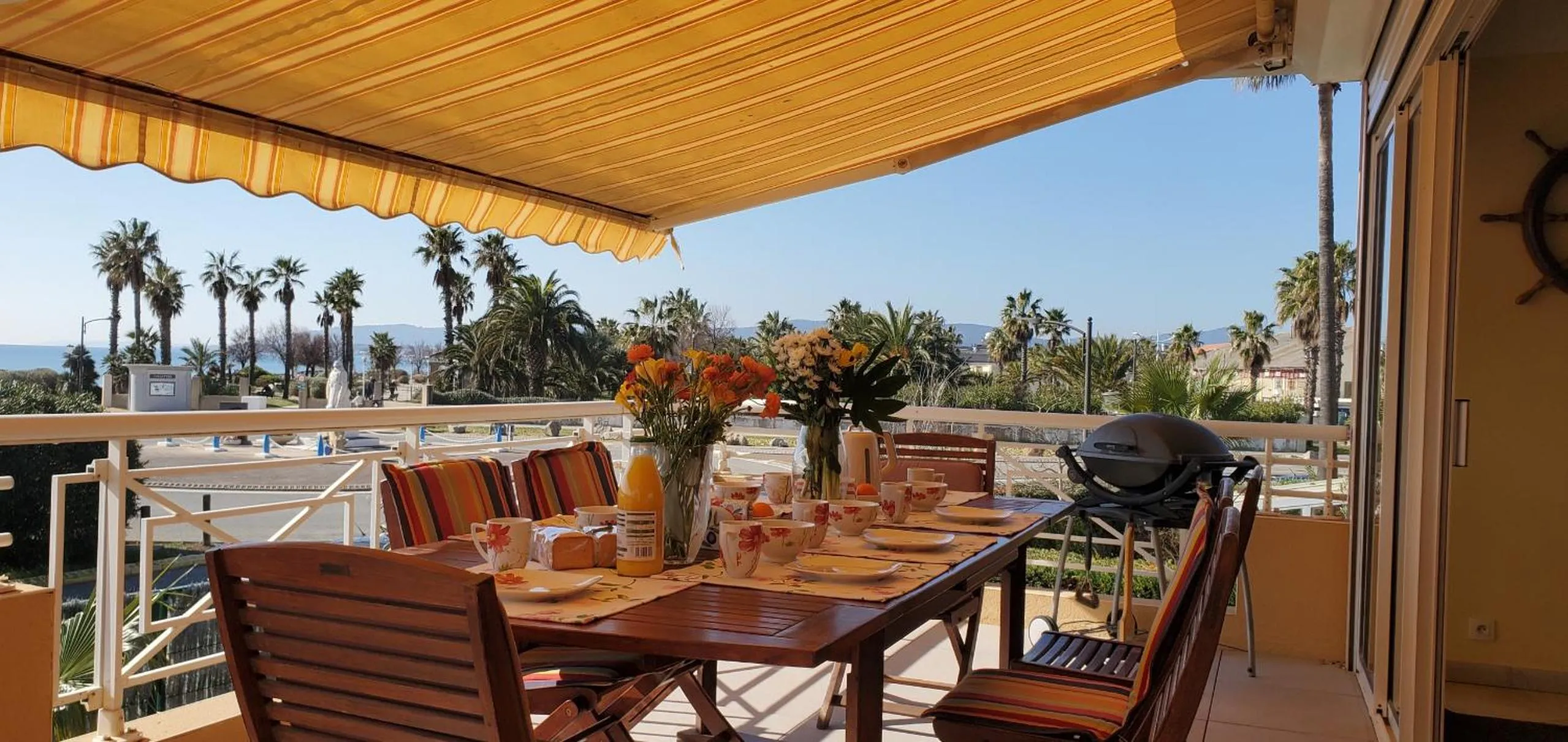 Port Frejus 1er etage de villa vue sur mer, 8-9 Pe
