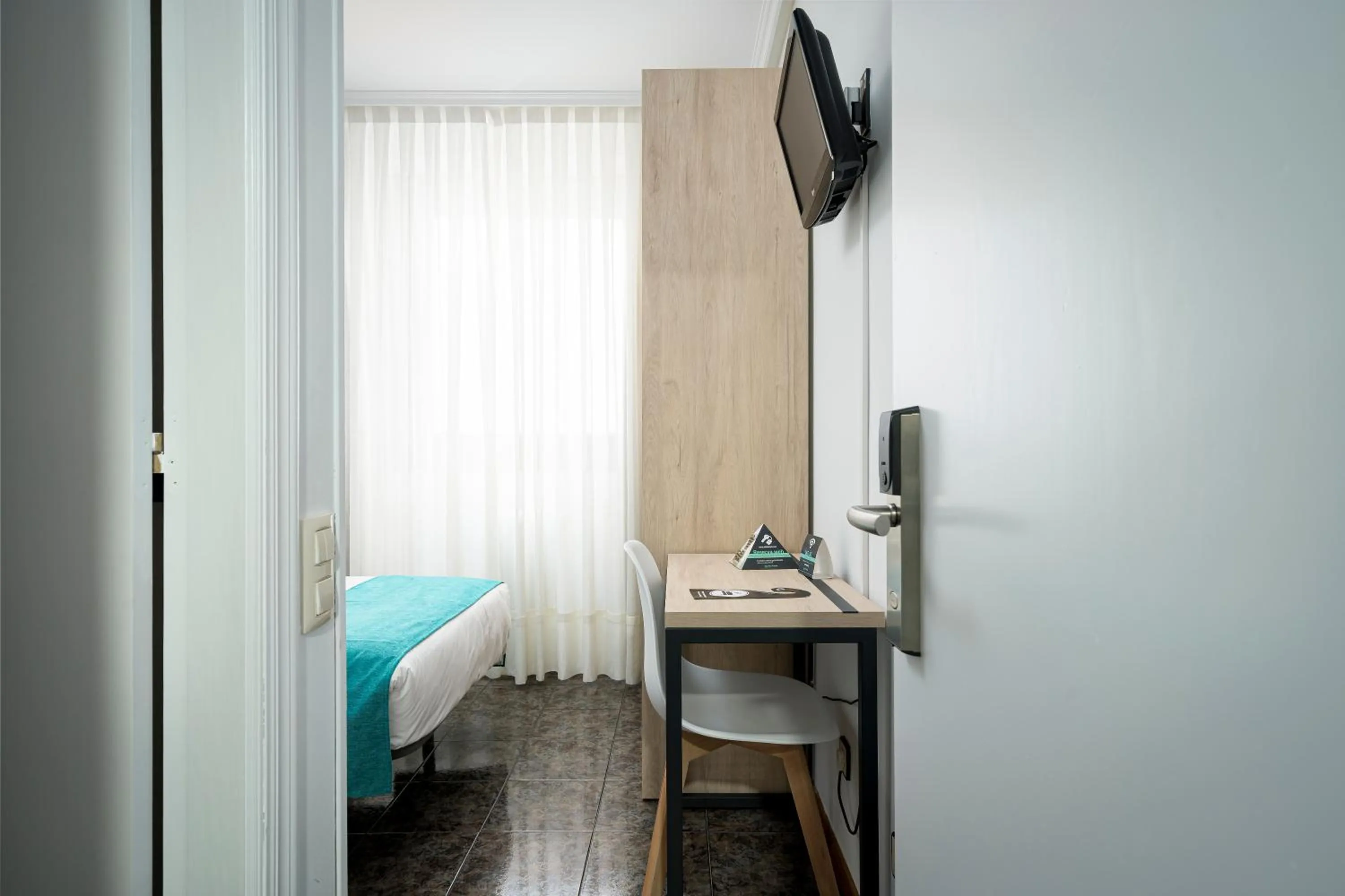 Bed in Hotel Alda Pasaje