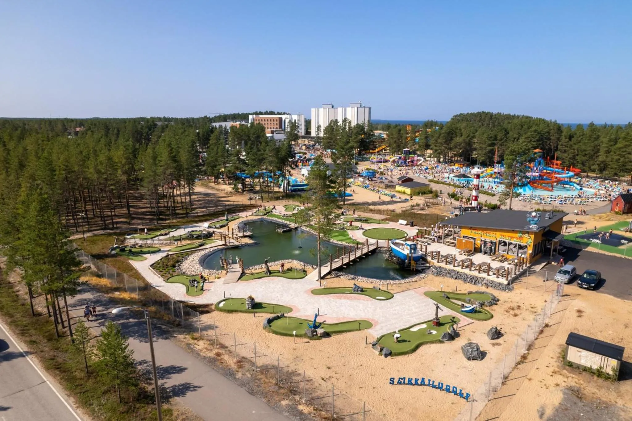 Minigolf in Sandy Kelt - Irish House Apartments