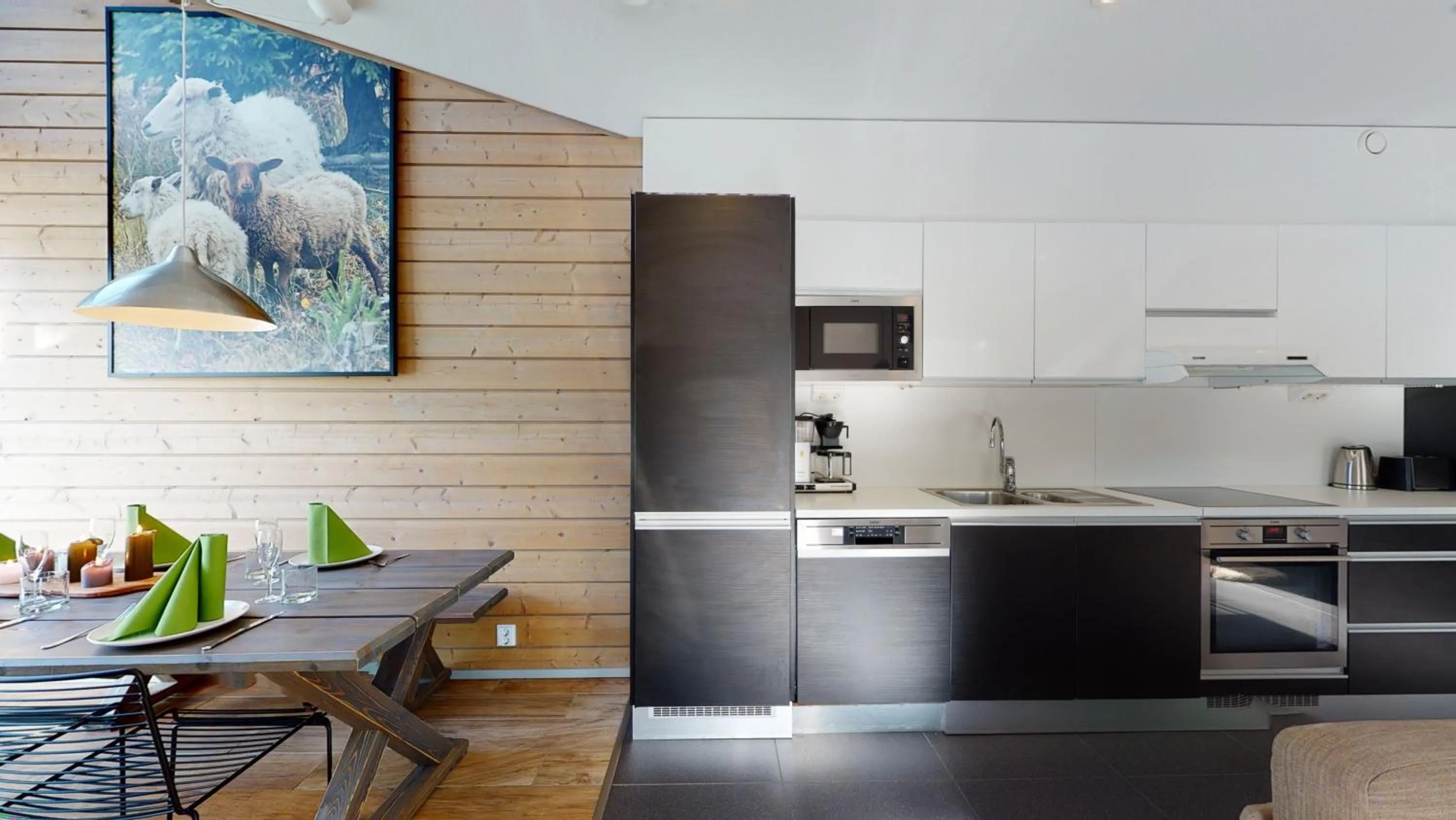 Kitchen or kitchenette in Sandy Kelt - Irish House Apartments