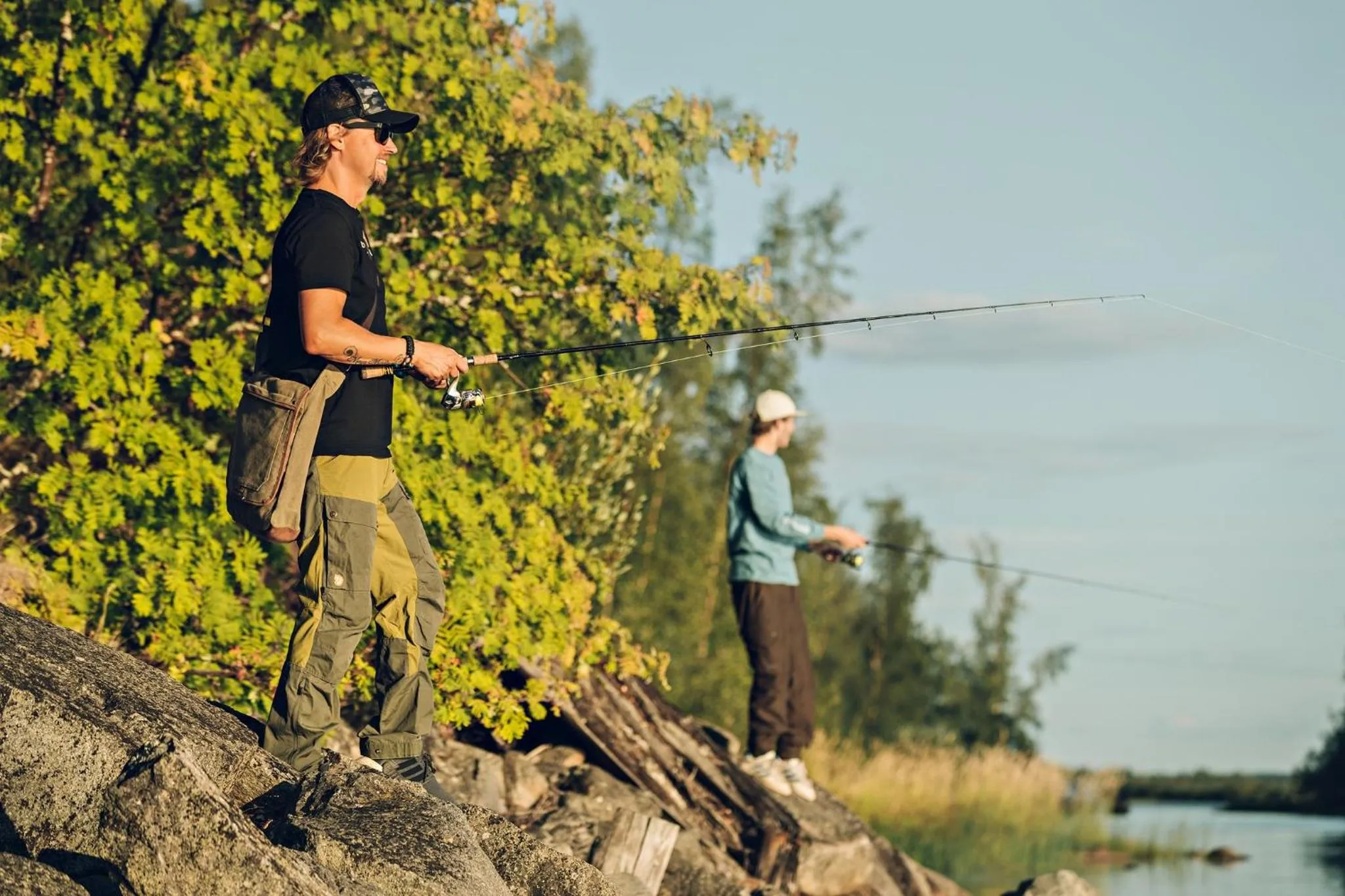Fishing in Sandy Kelt - Irish House Apartments