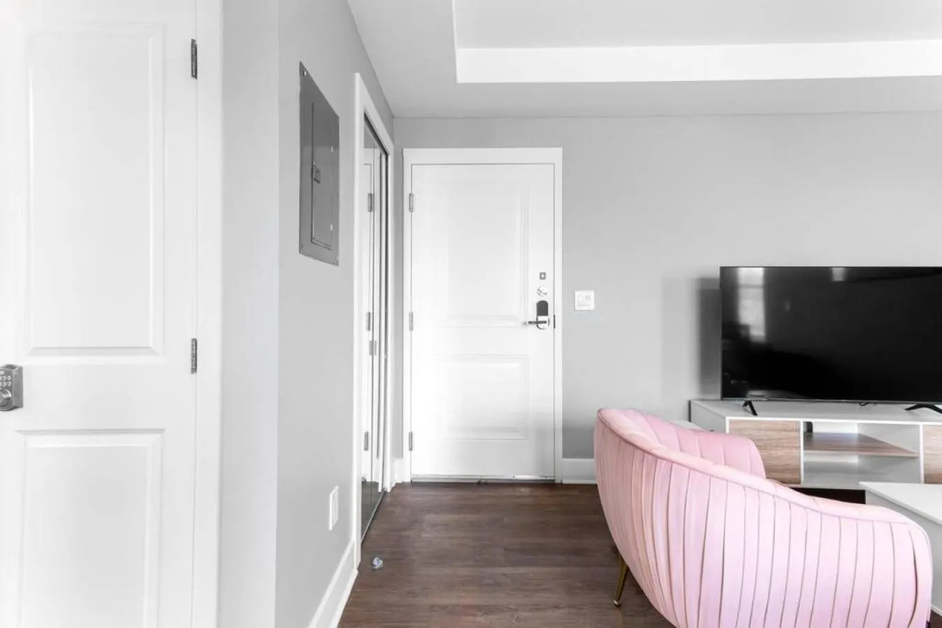 Living room in Your Cozy One Bedroom Midtown