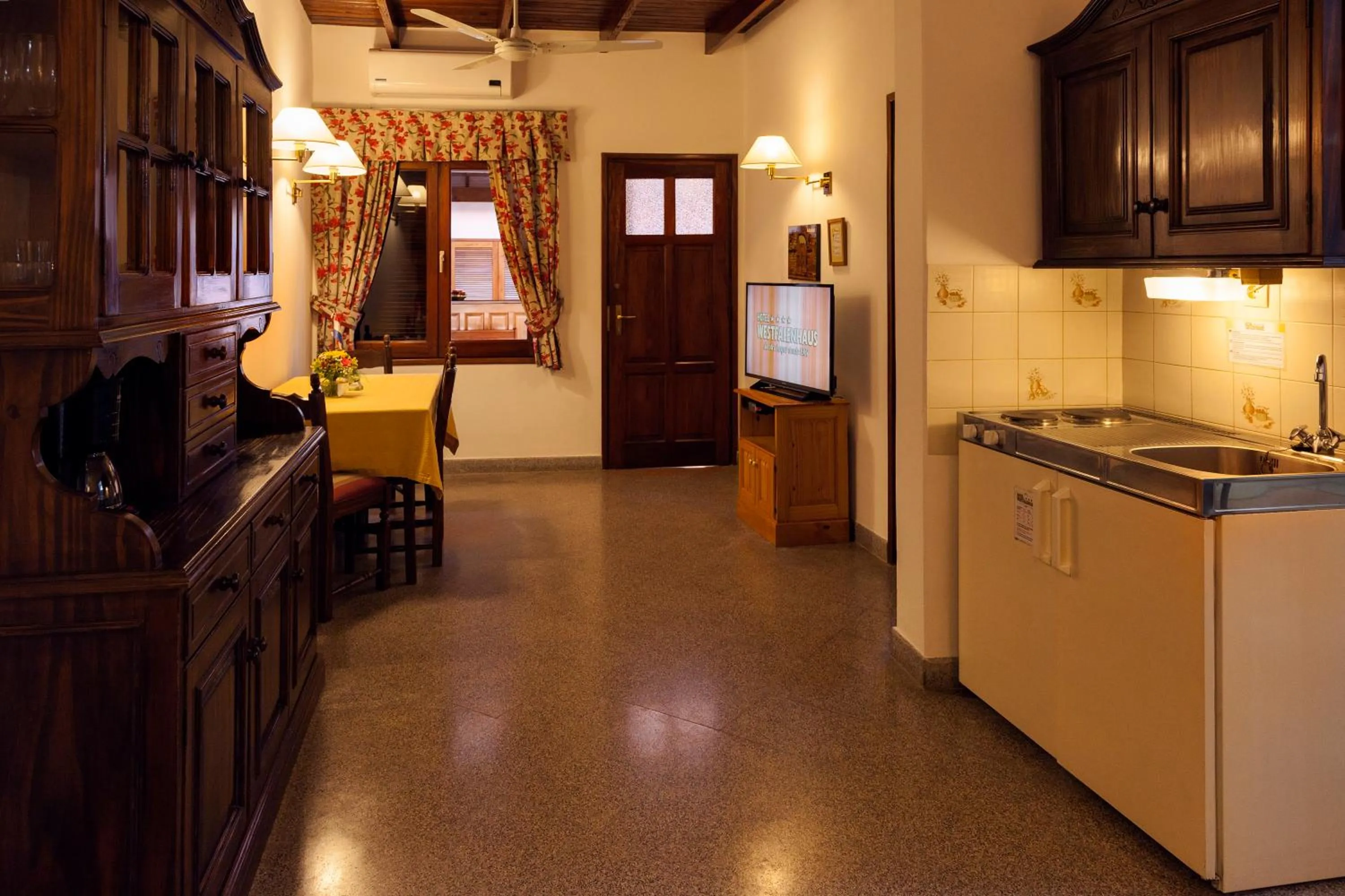 Kitchen or kitchenette in Hotel Westfalenhaus