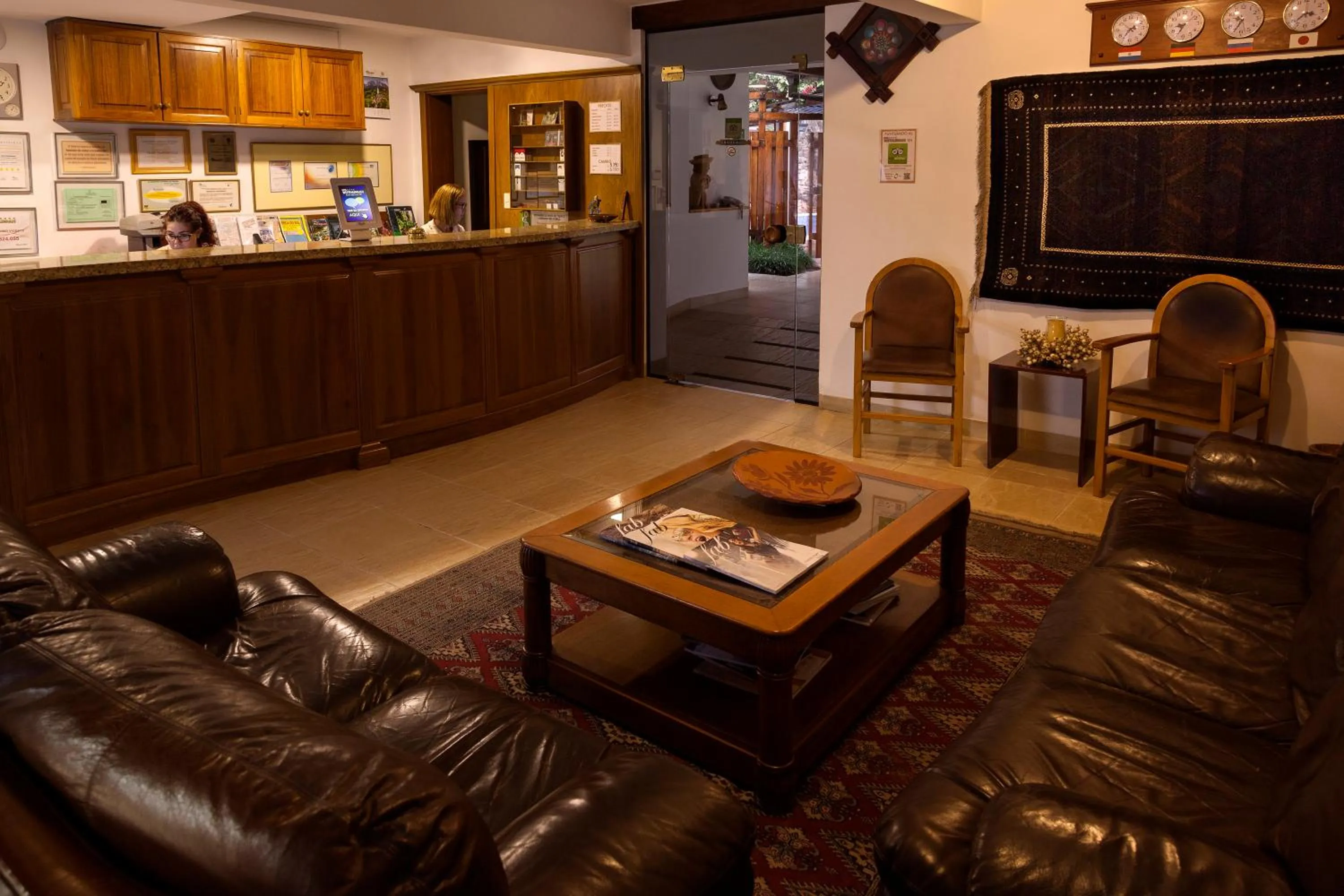 Lobby or reception in Hotel Westfalenhaus