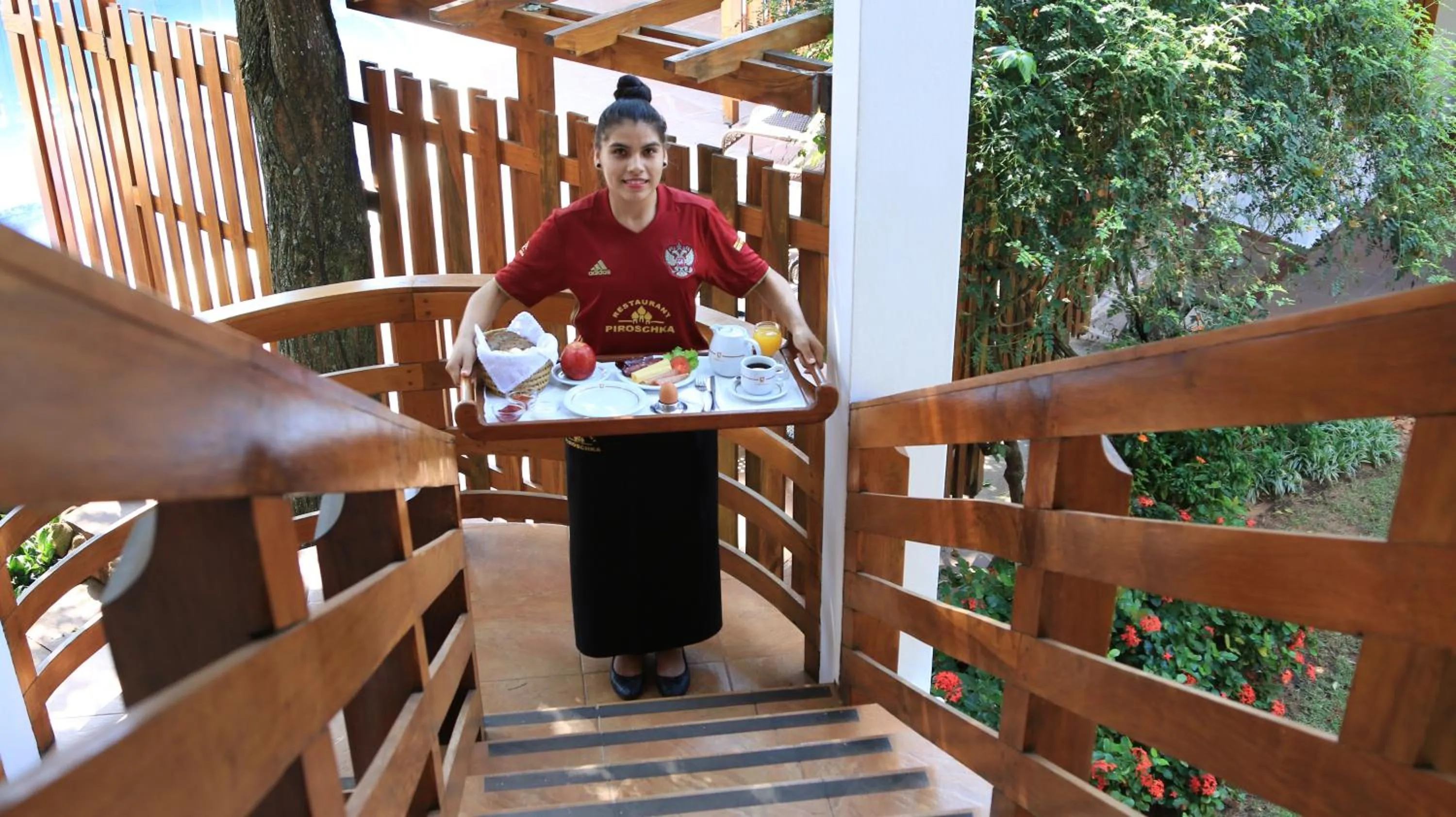 American breakfast in Hotel Westfalenhaus