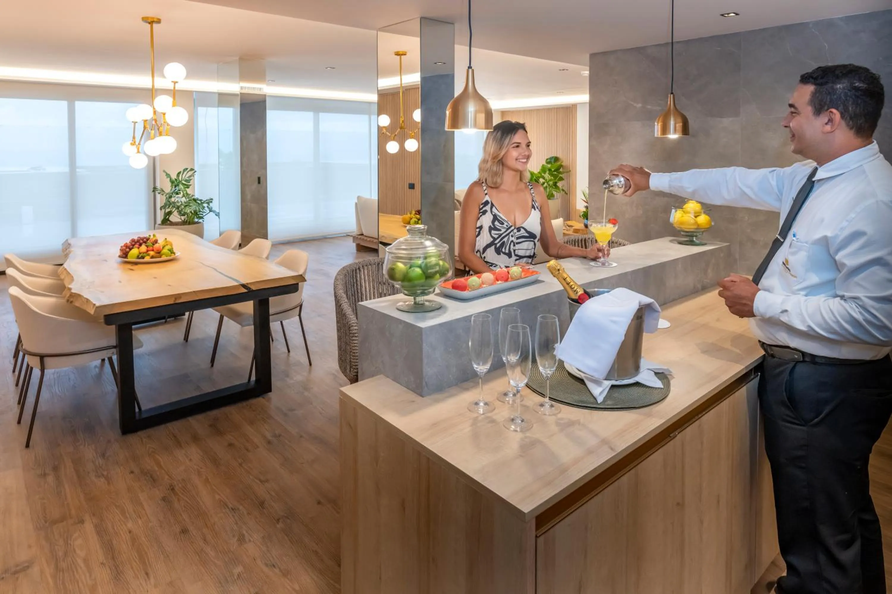 Kitchen or kitchenette in SERHS Experience Suítes