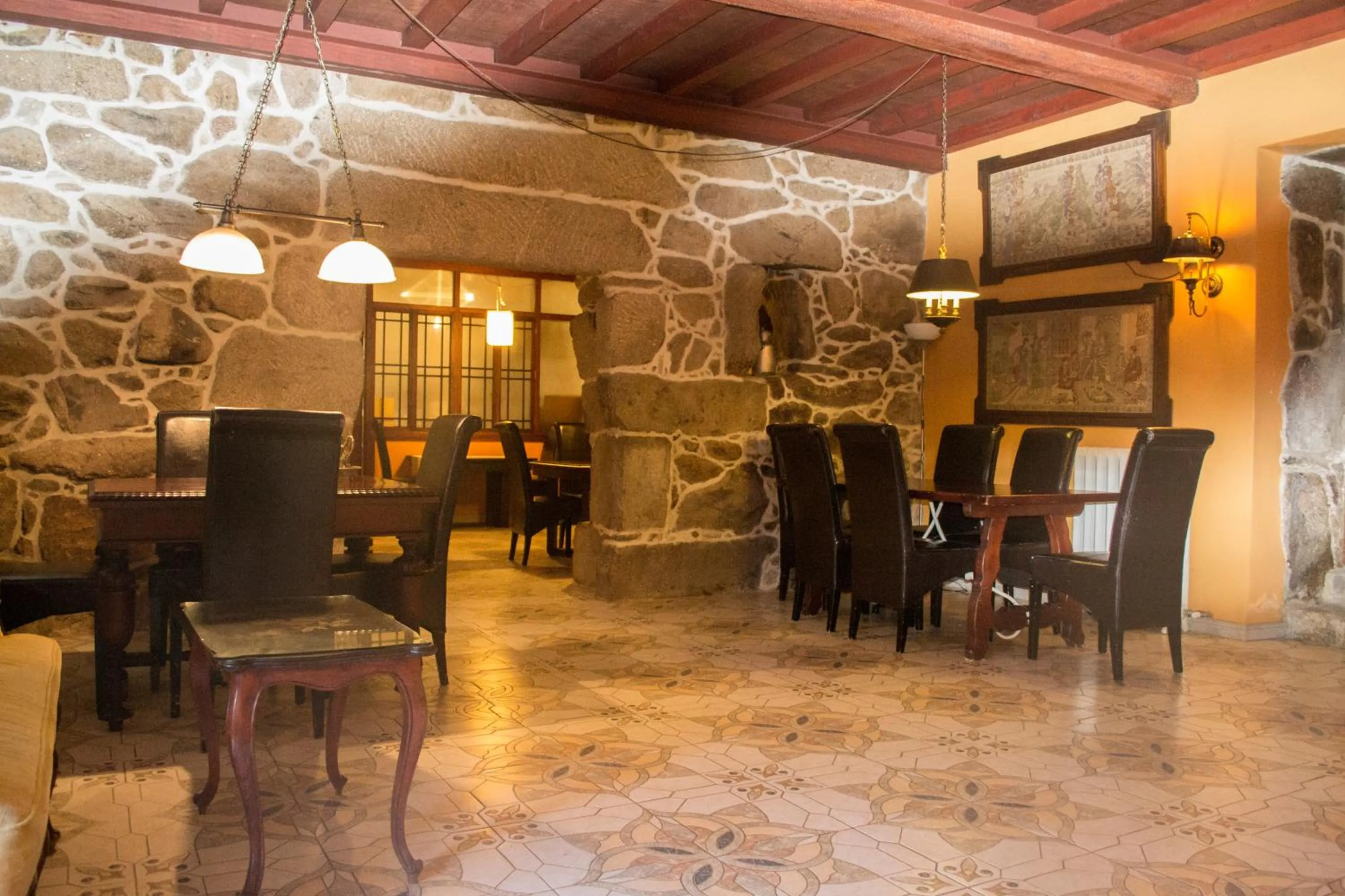 Lounge or bar in Pazo Larache