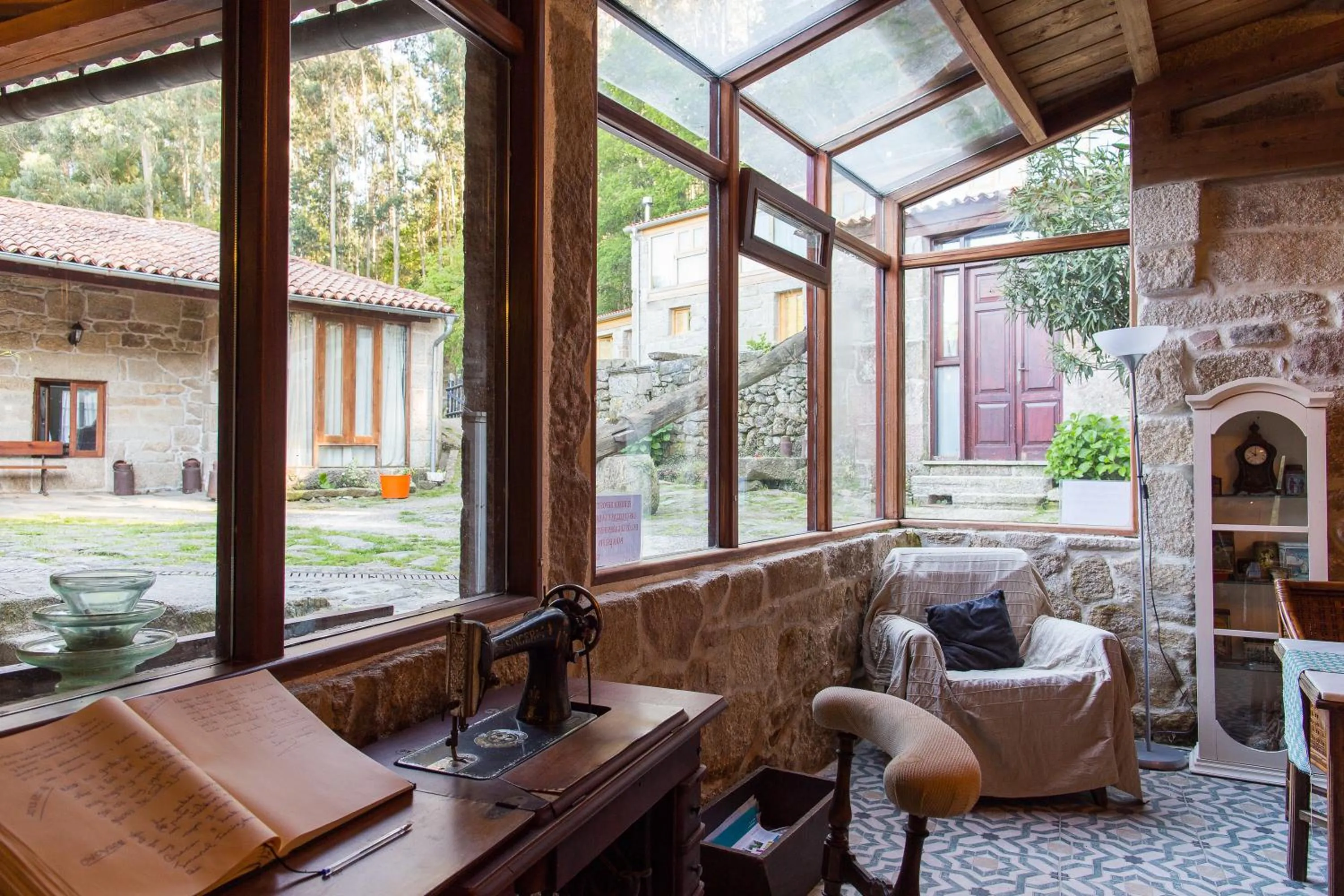 Living room in Pazo Larache