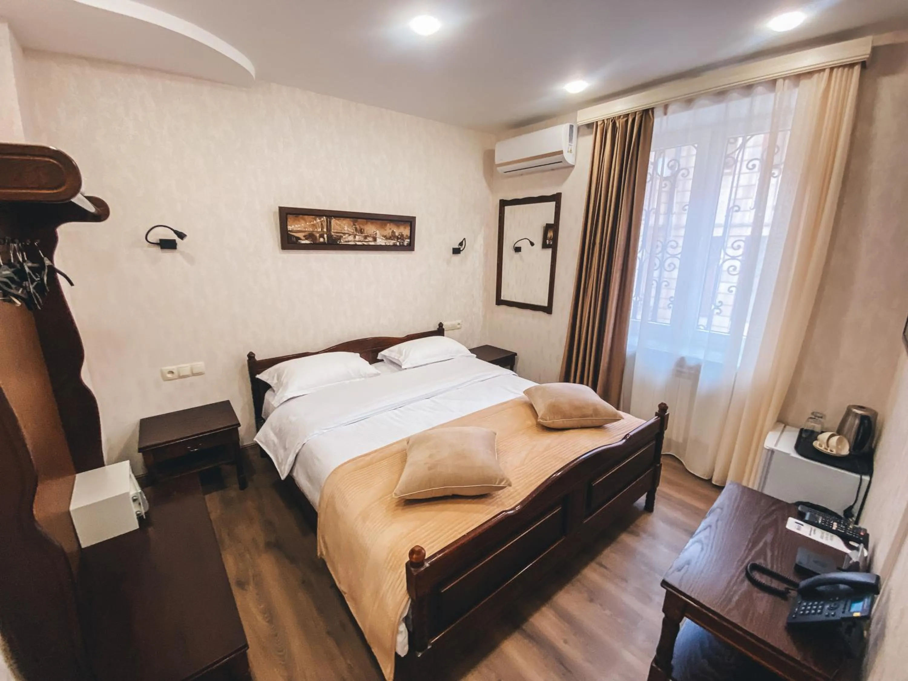 Bed in Aspar Boutique Hotel