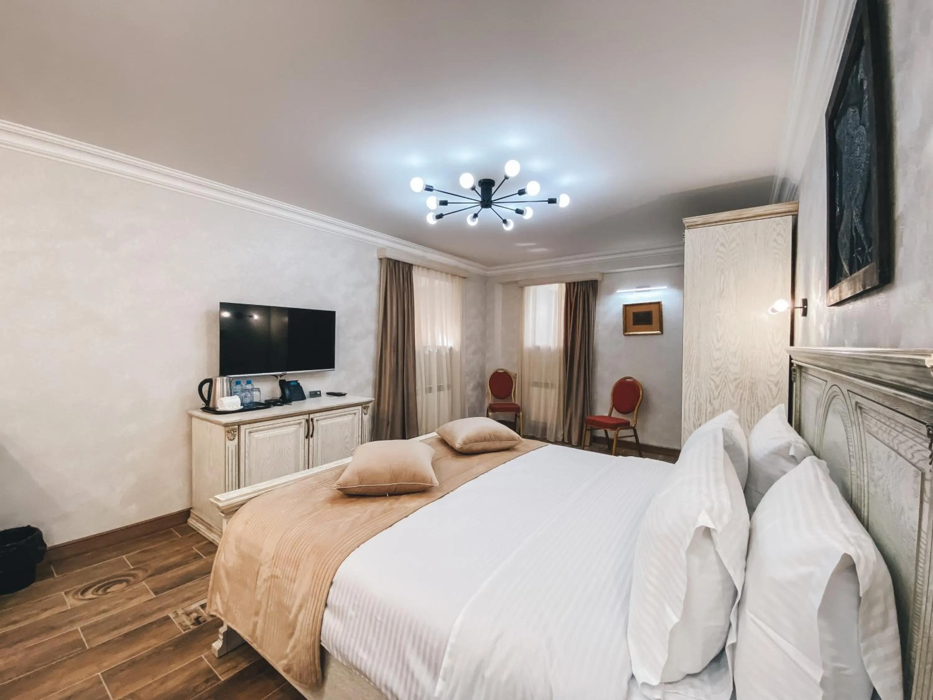 Bed in Aspar Boutique Hotel