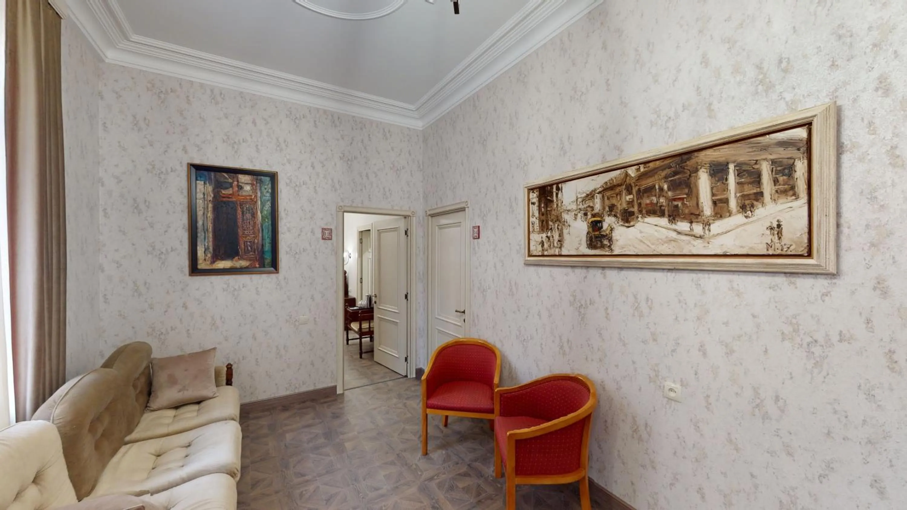 Living room in Aspar Boutique Hotel