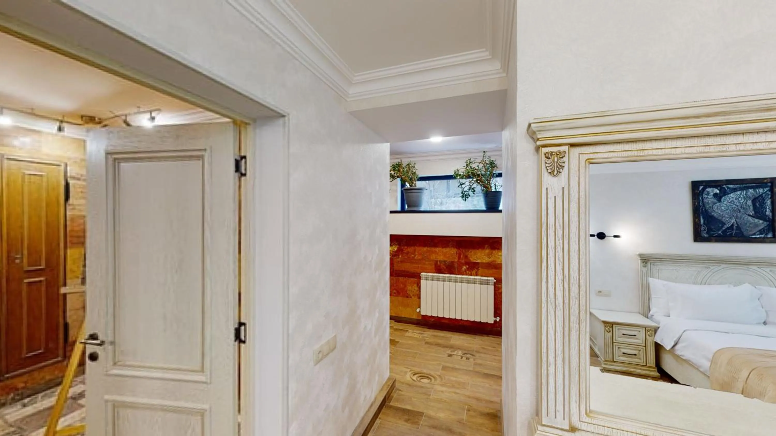 Bed in Aspar Boutique Hotel