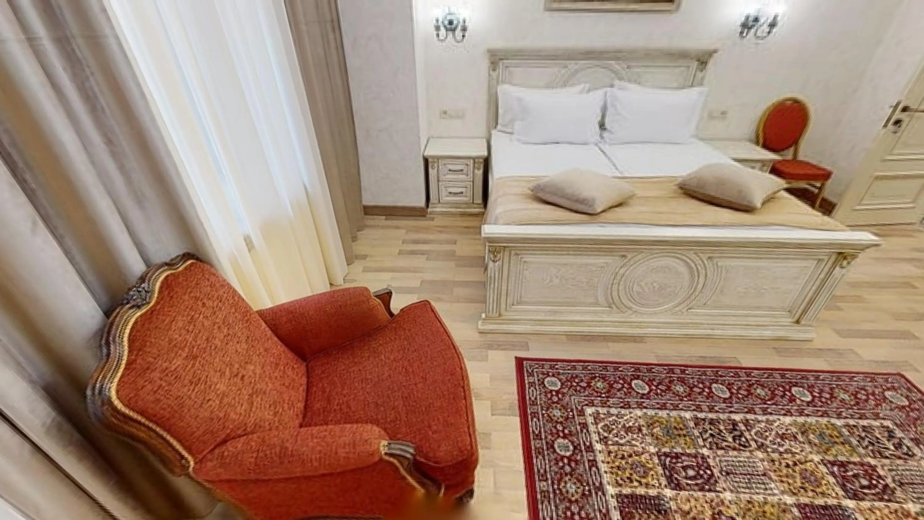 Bed in Aspar Boutique Hotel