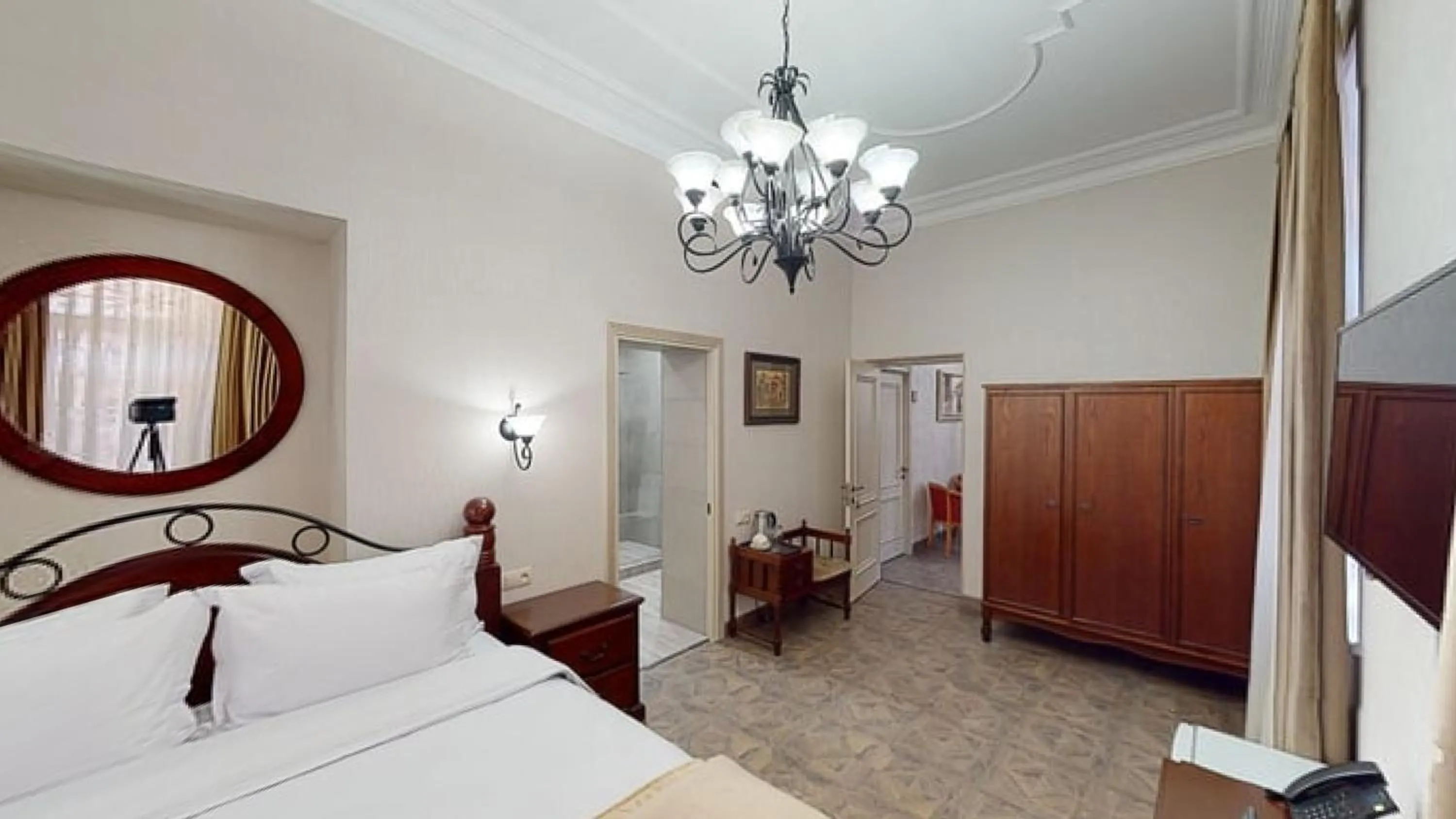 Bed in Aspar Boutique Hotel
