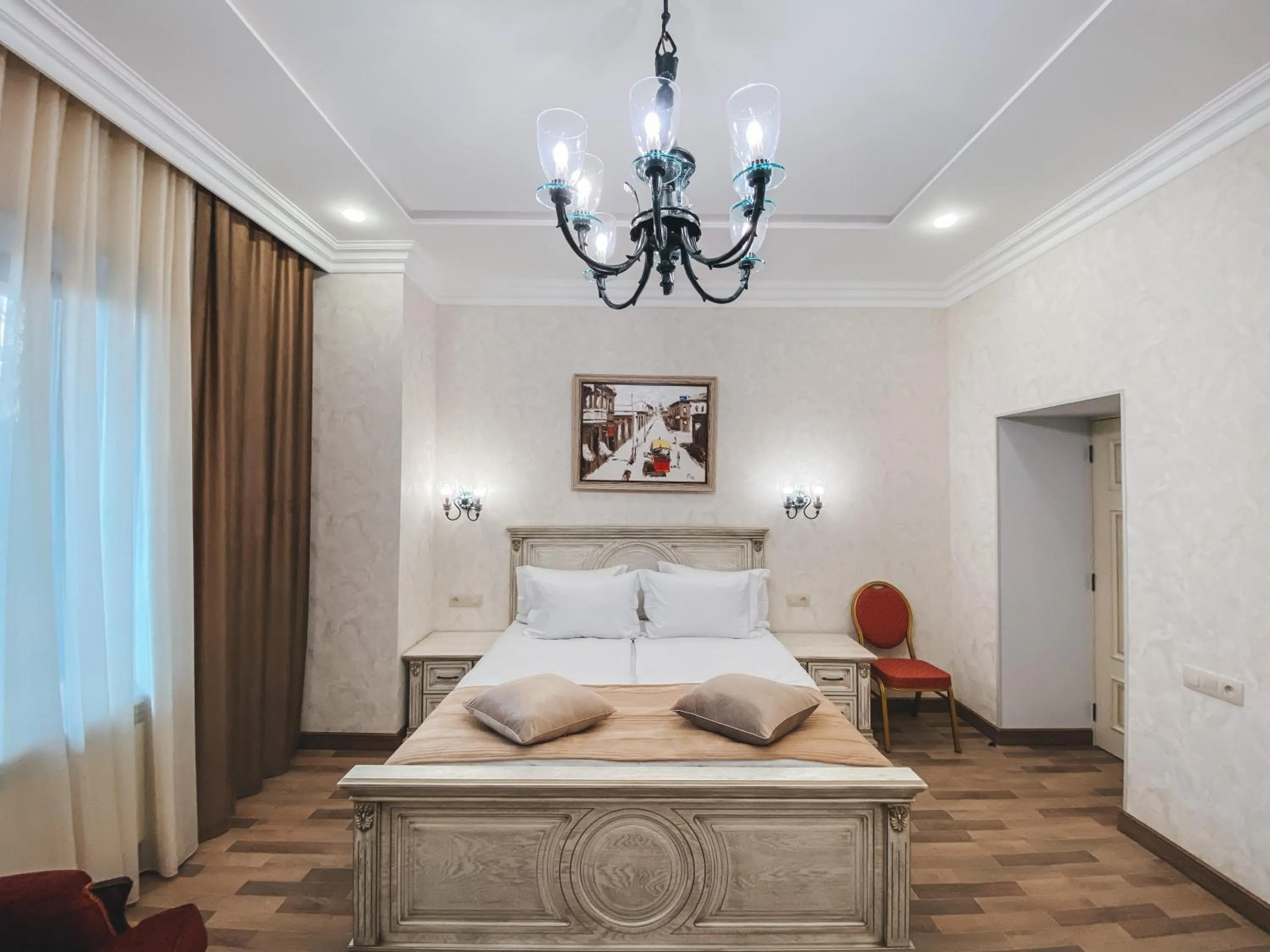Bed in Aspar Boutique Hotel