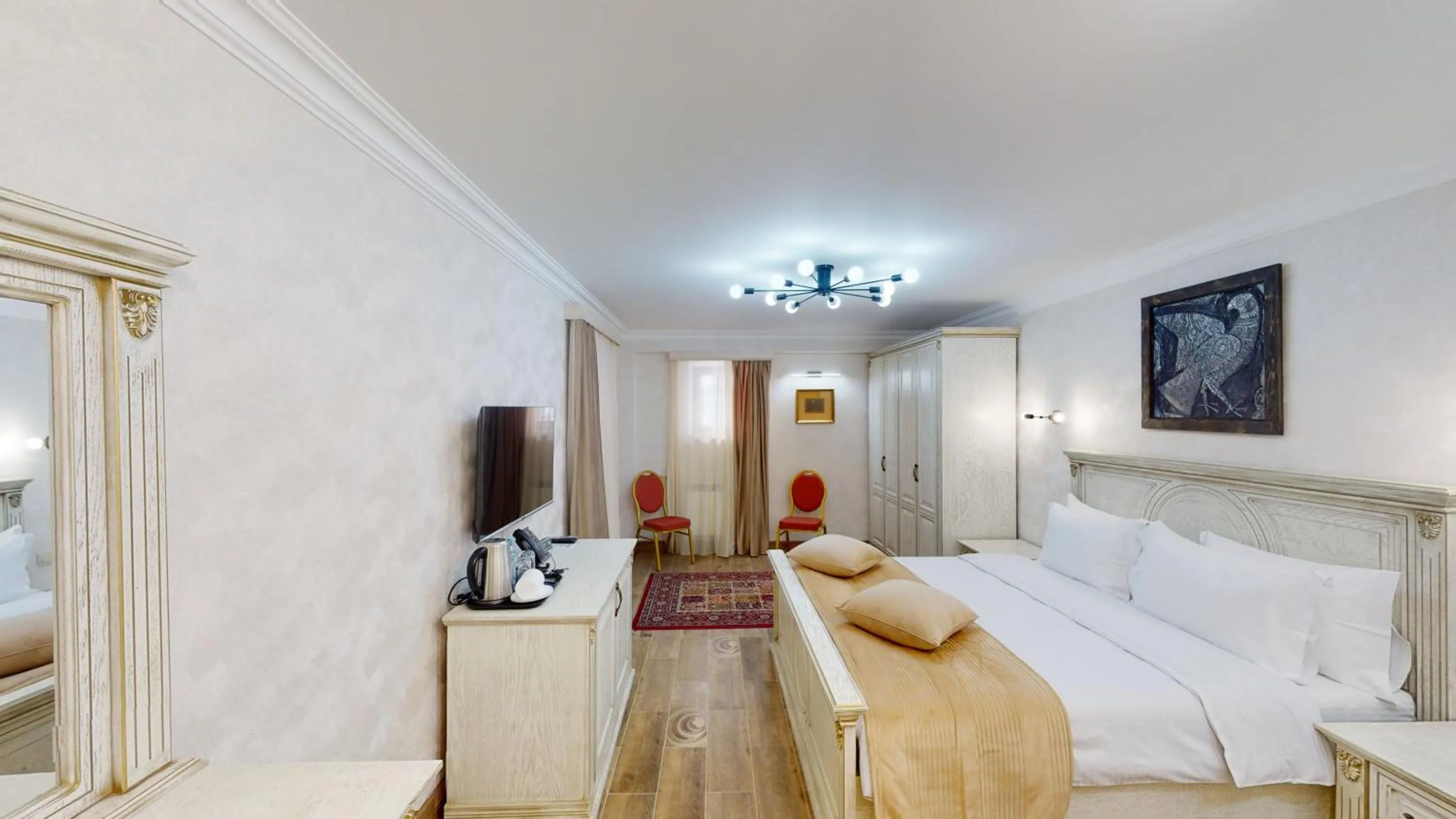 Bed in Aspar Boutique Hotel