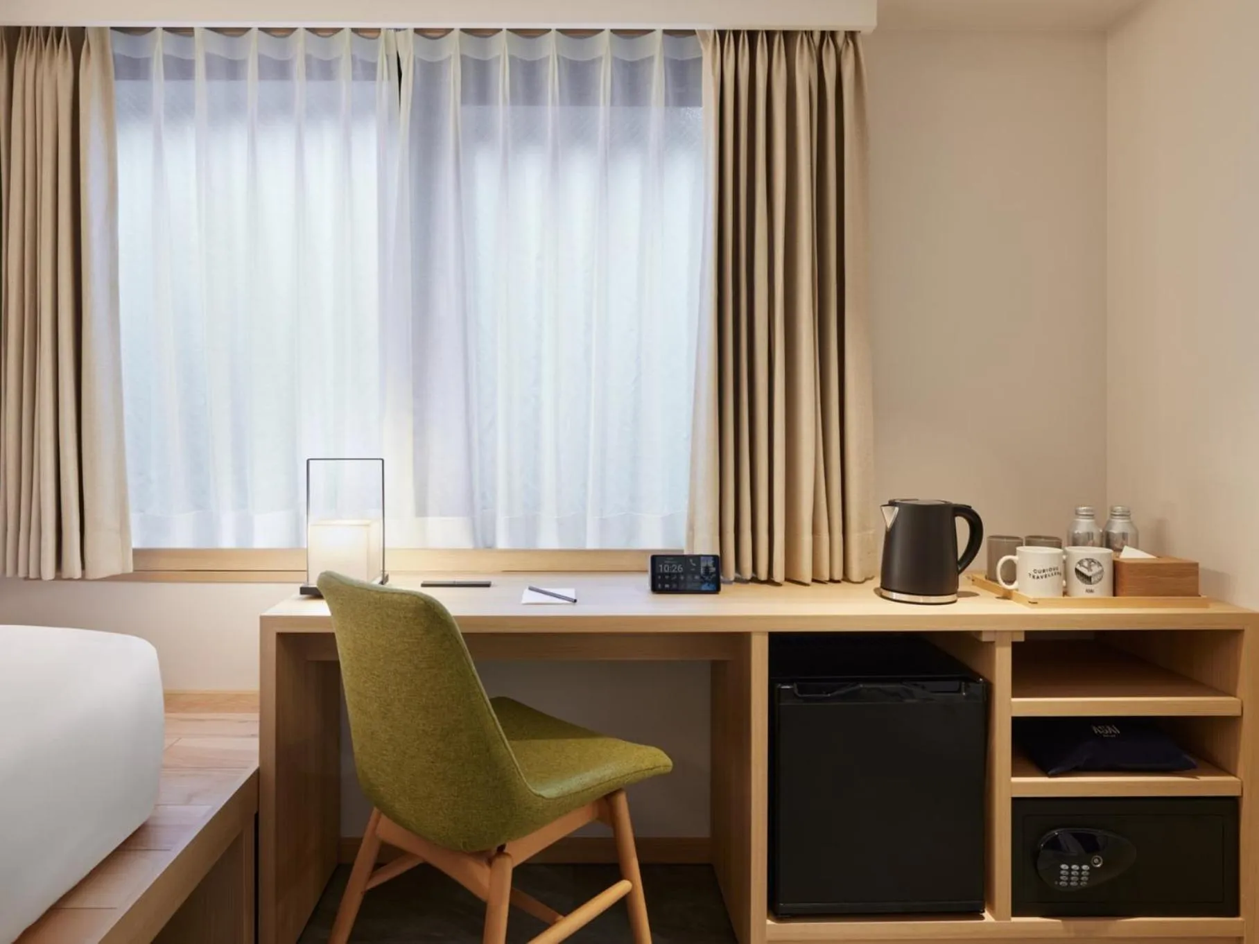 hair dresser, Bed in ASAI Kyoto Shijo