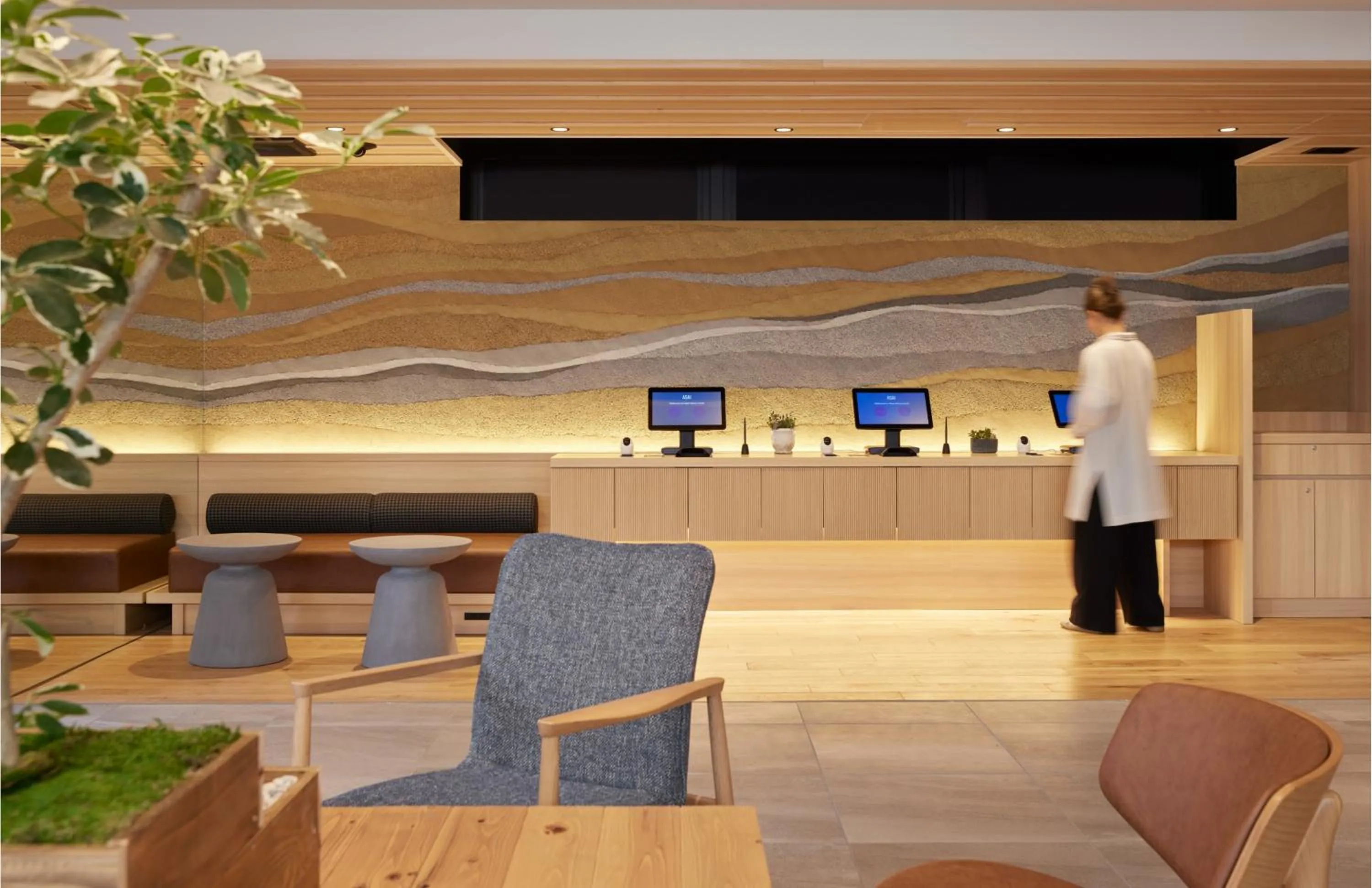 Lobby or reception in ASAI Kyoto Shijo