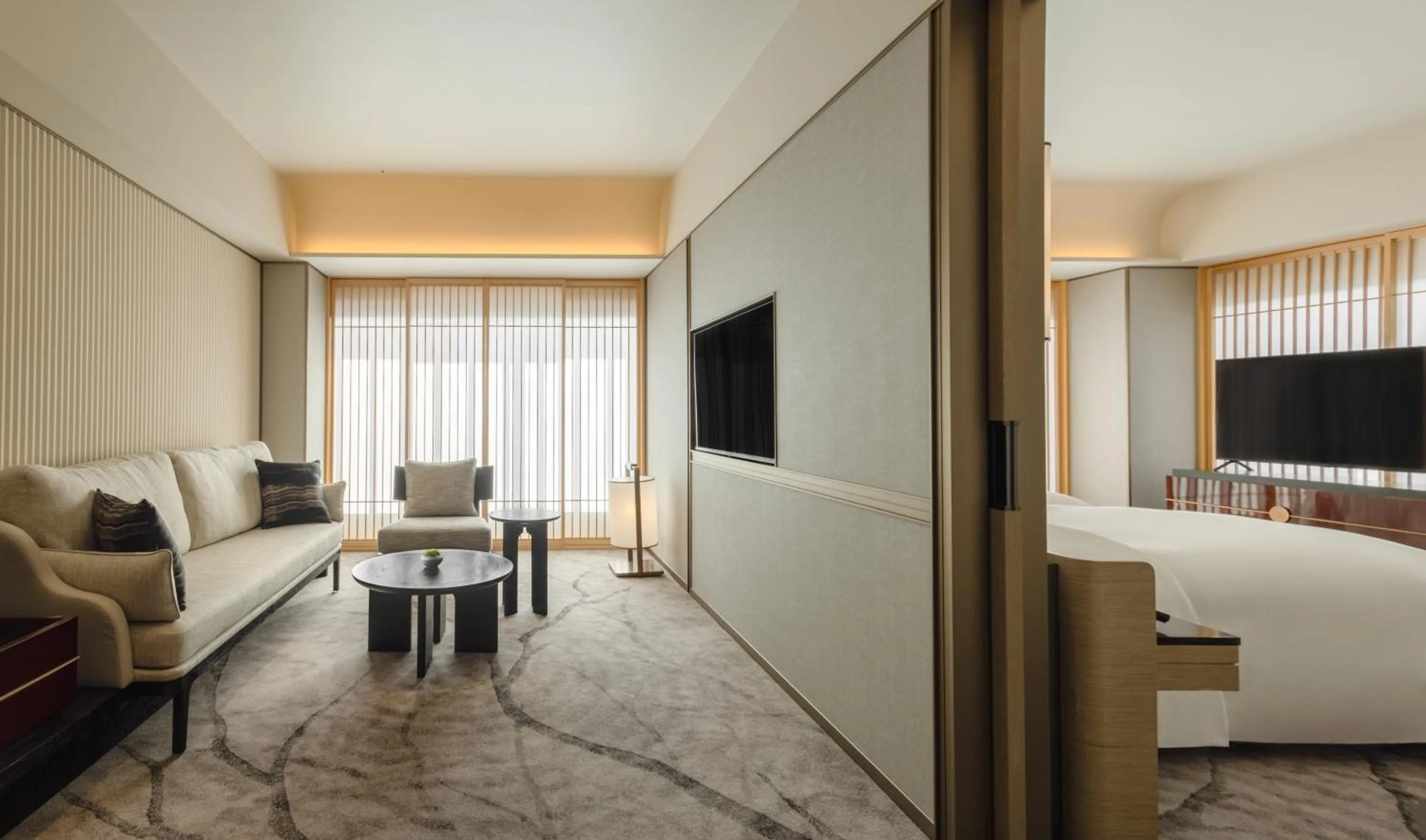 Bed in Dusit Thani Kyoto