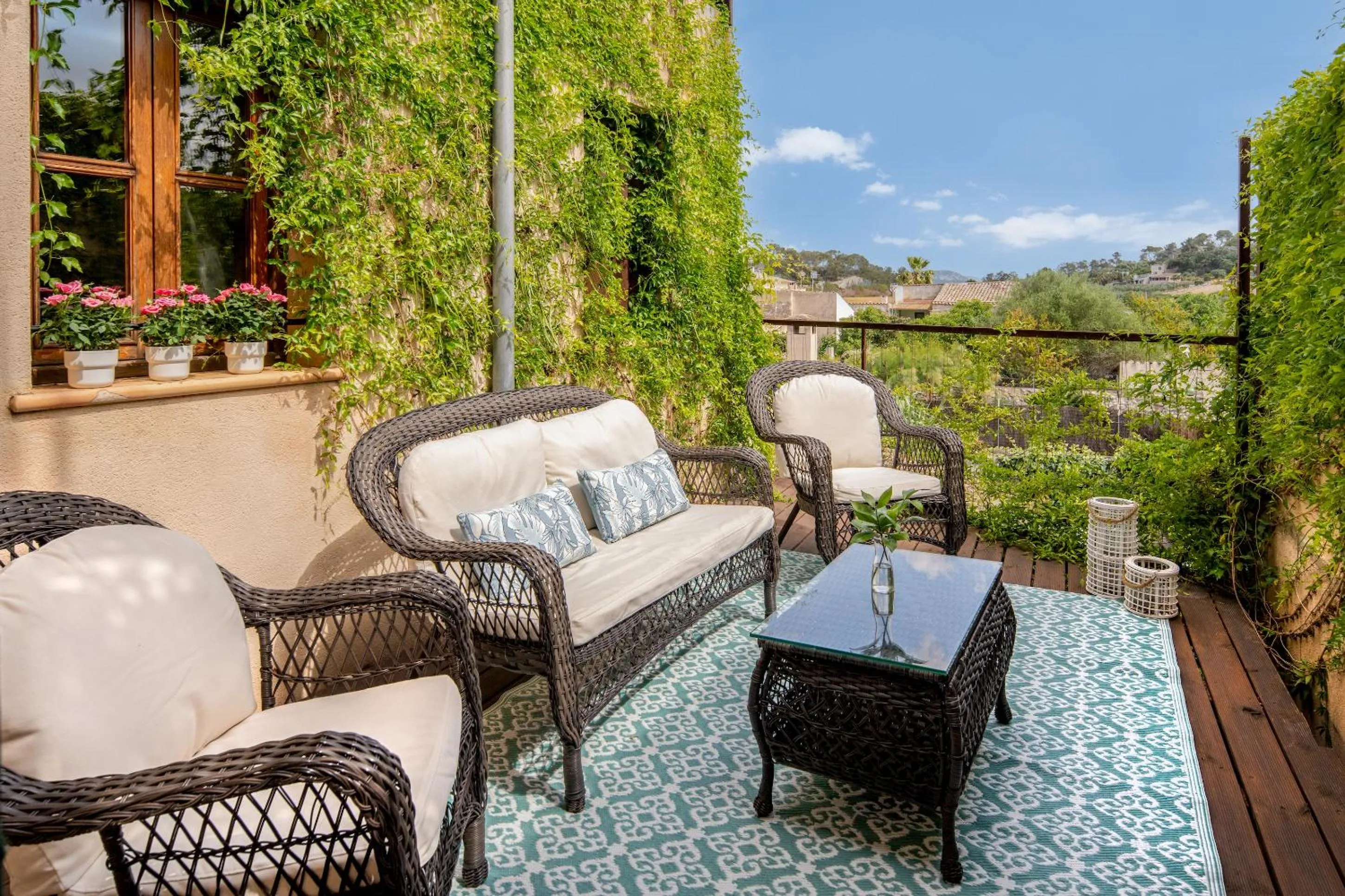 Balcony/Terrace in Can Joan Capo - Adults Only