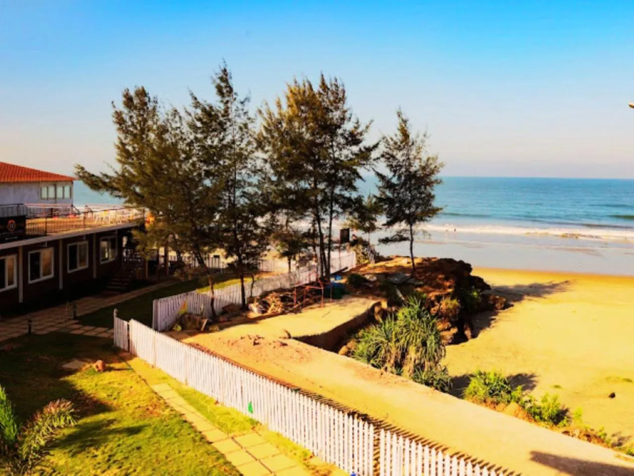 Sea view in Dallas Beach Resorts Ashvem Beach