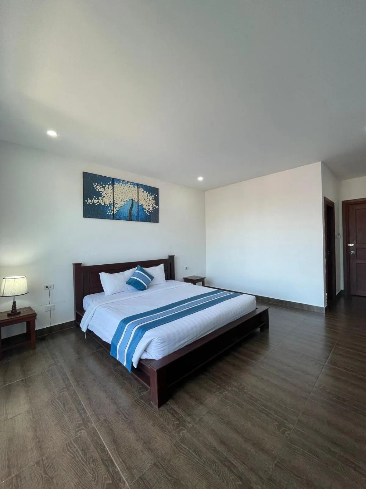 Bed in VANG VIENG TOPVIEW HOTEL