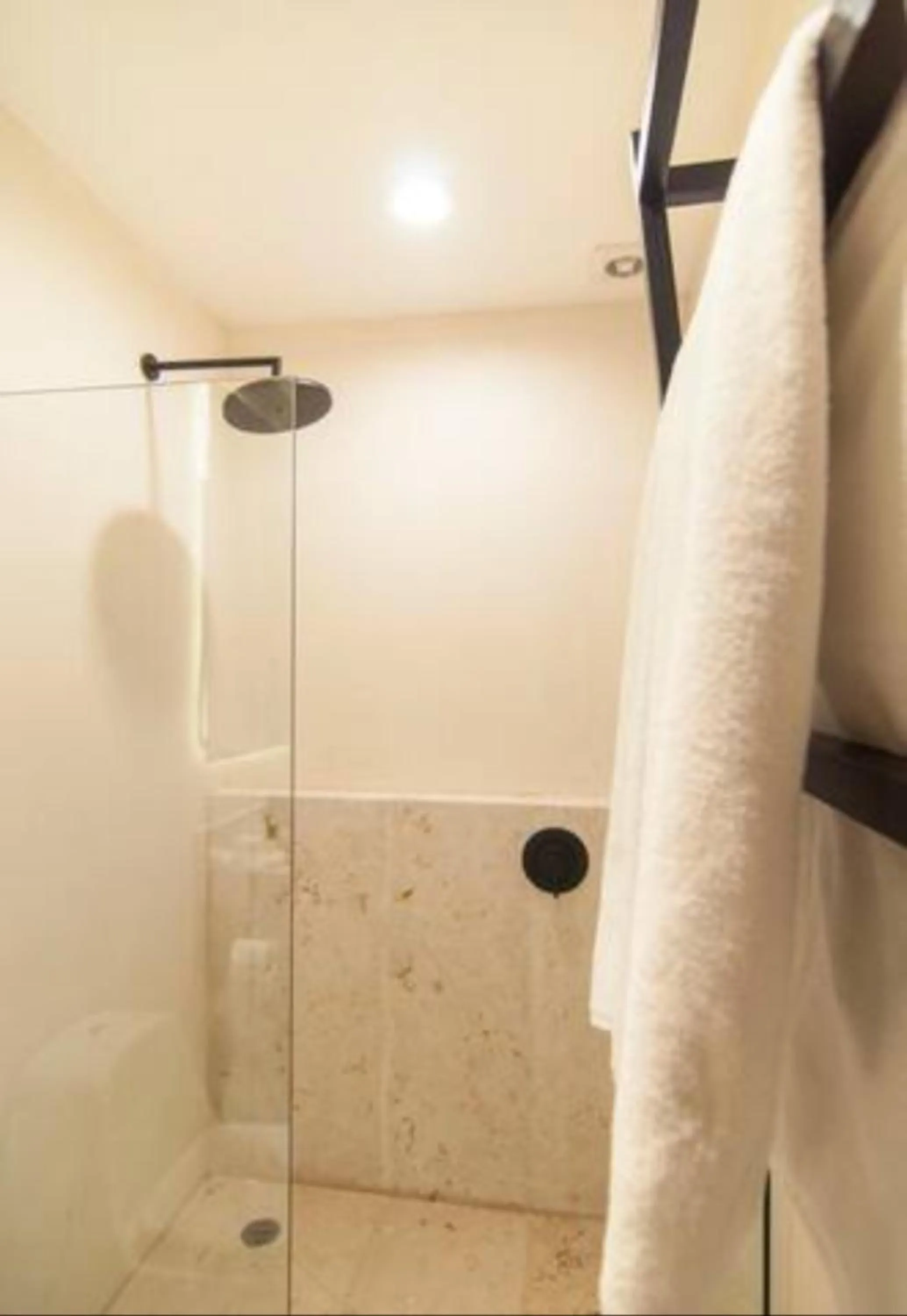 Shower in Spectacular Apartment Quiet Area Pool & Gym PURE 301