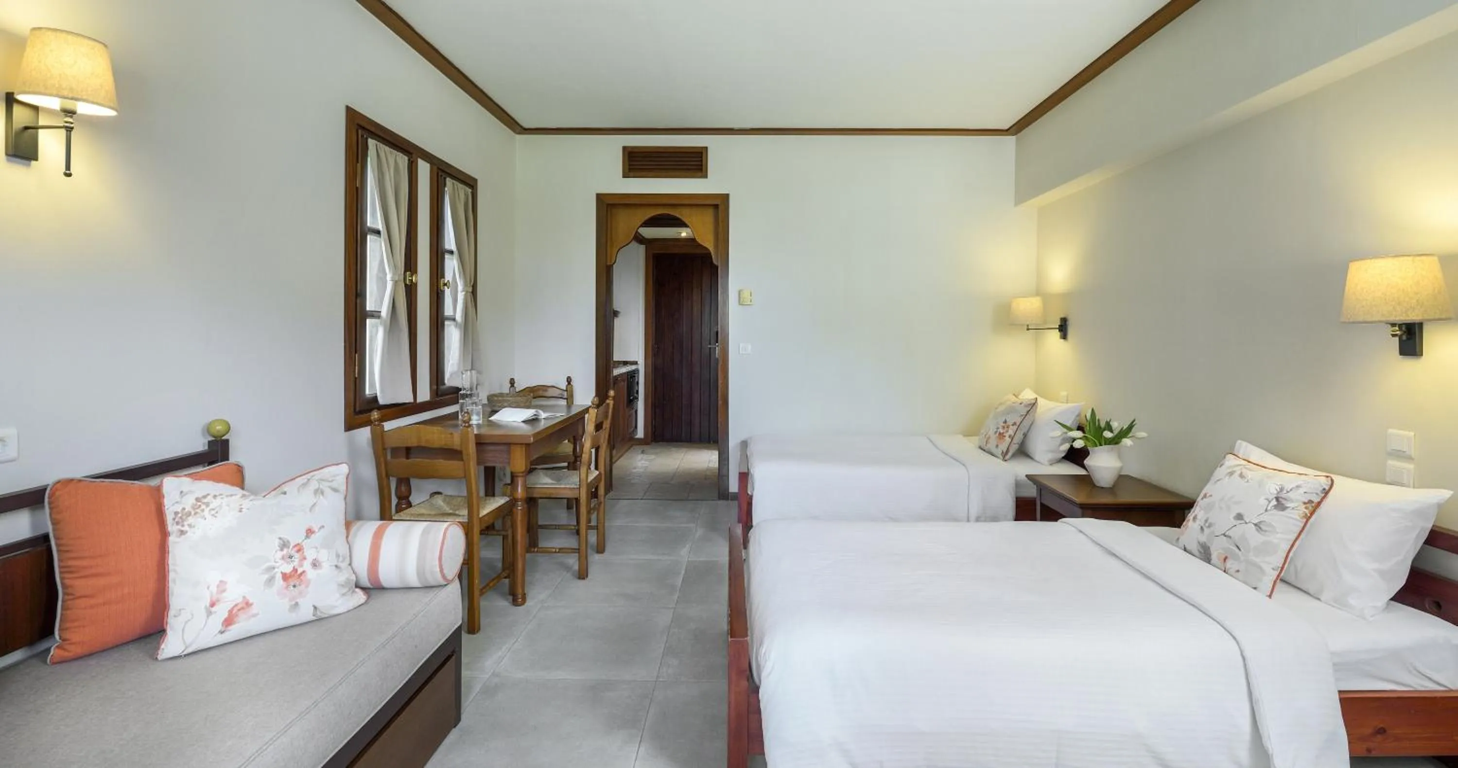 Bed in Simantro Resort