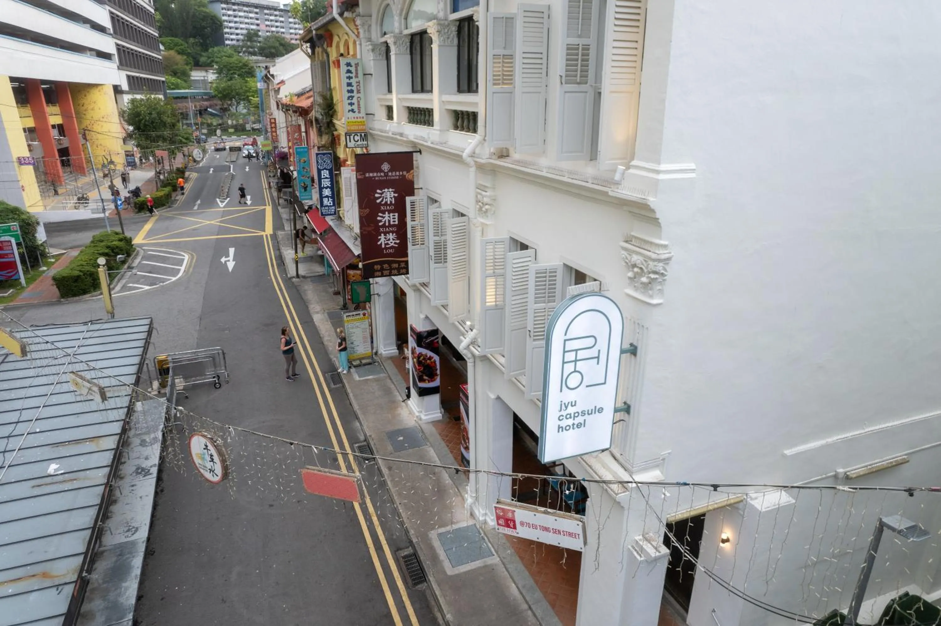Property building in Jyu Capsule Hotel