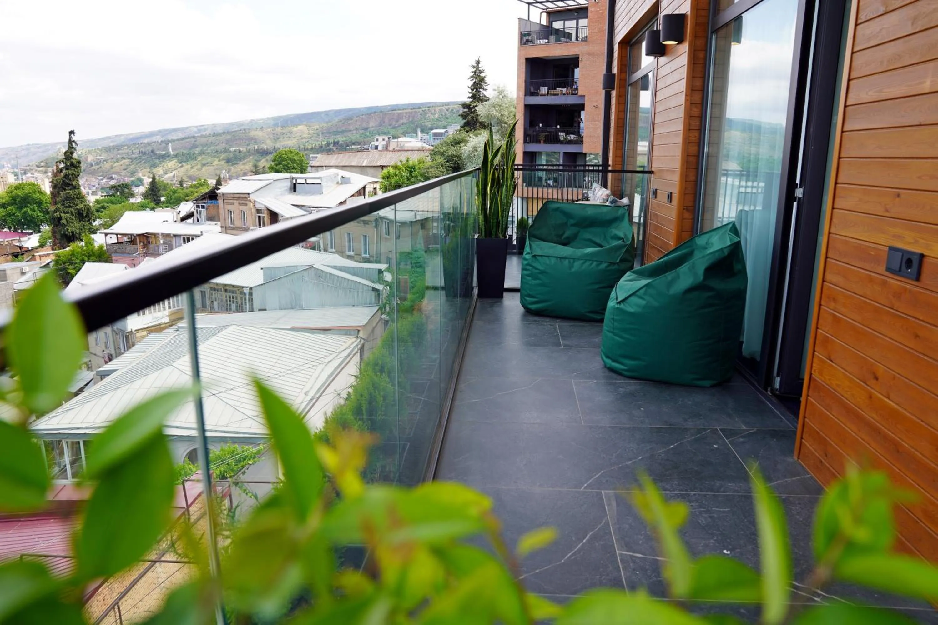 Patio in Hotel Tiflisi Inn