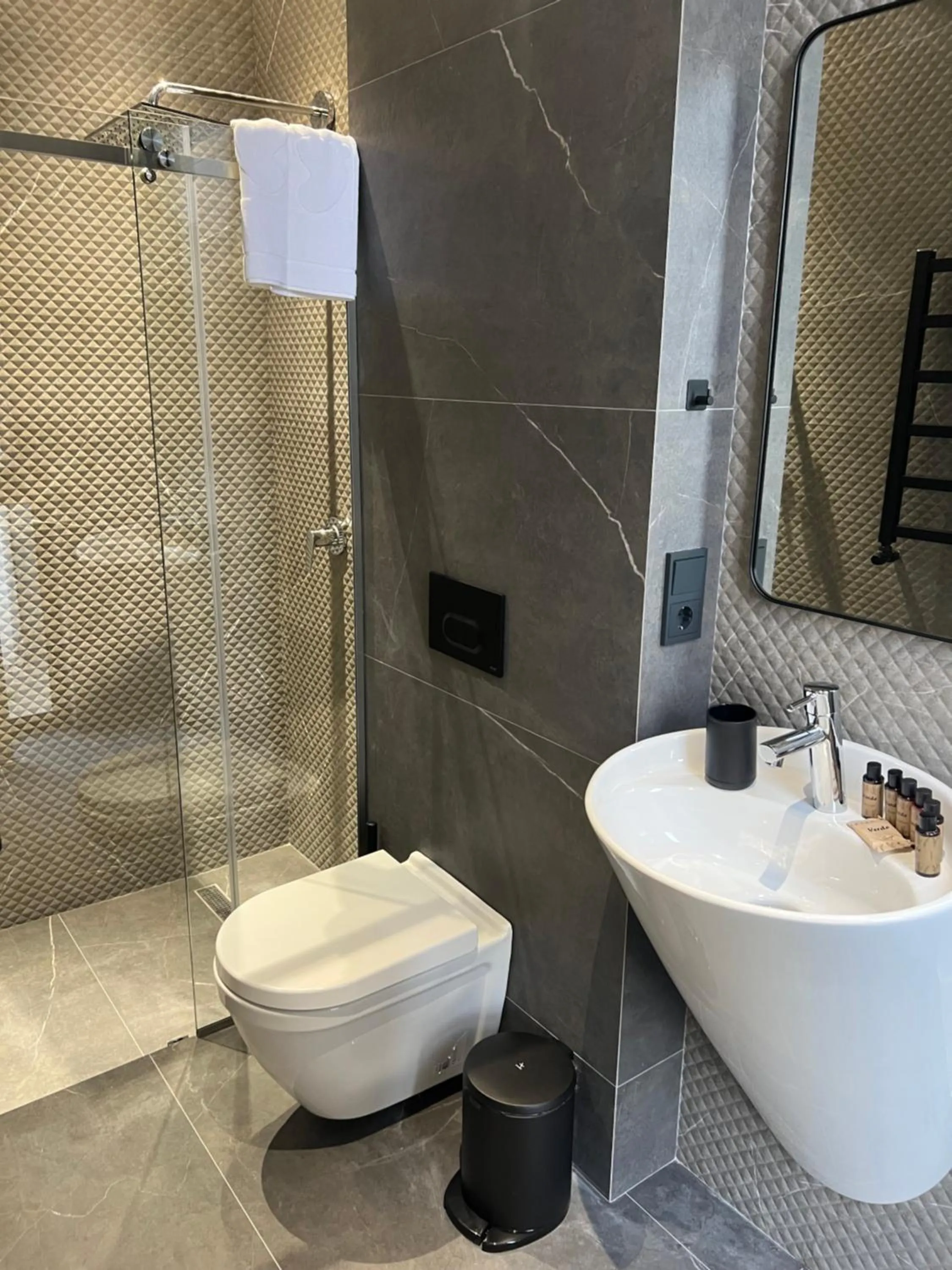 Shower in Hotel Tiflisi Inn