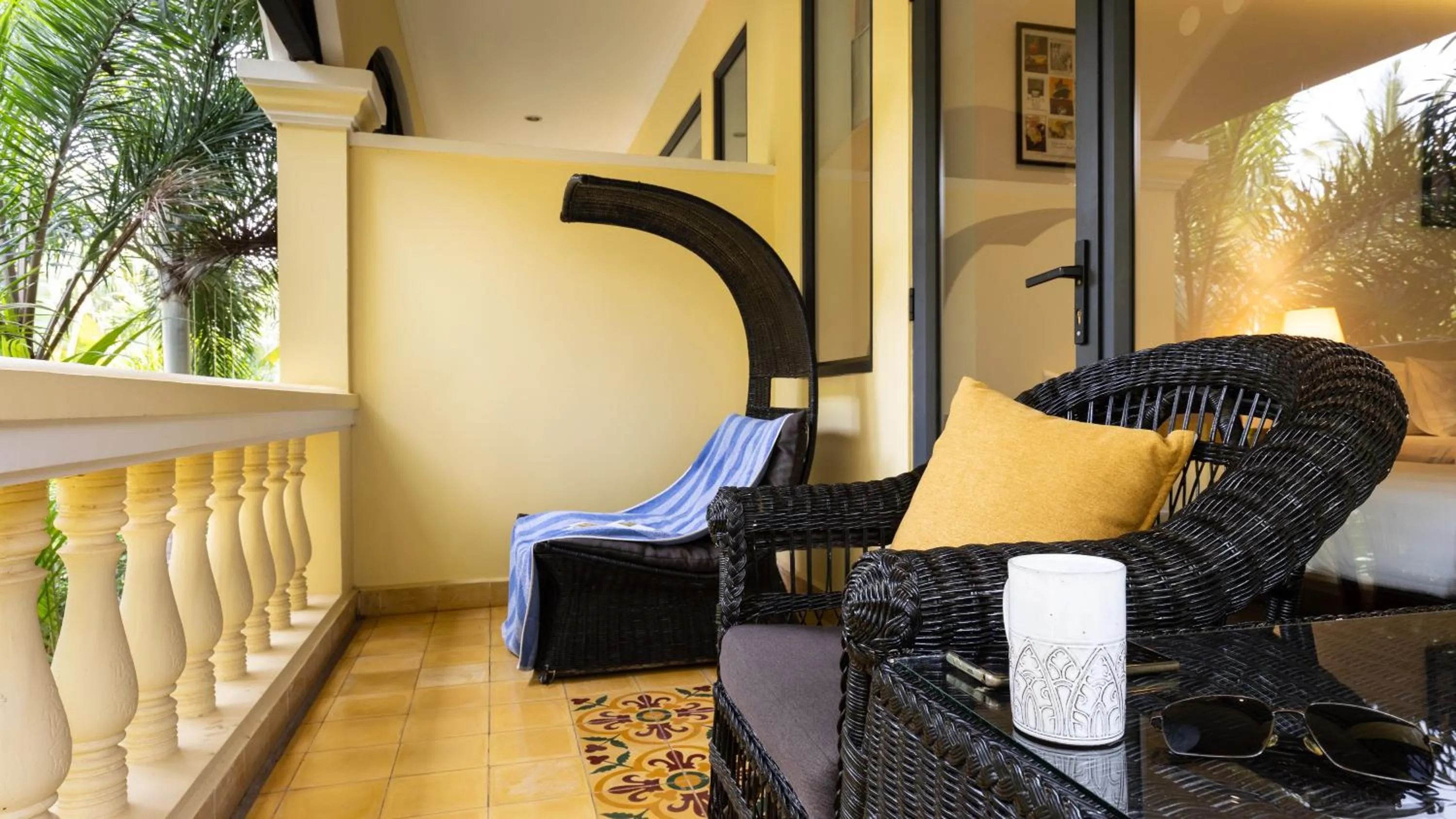 Balcony/Terrace in Pavillon d'Orient Boutique Hotel