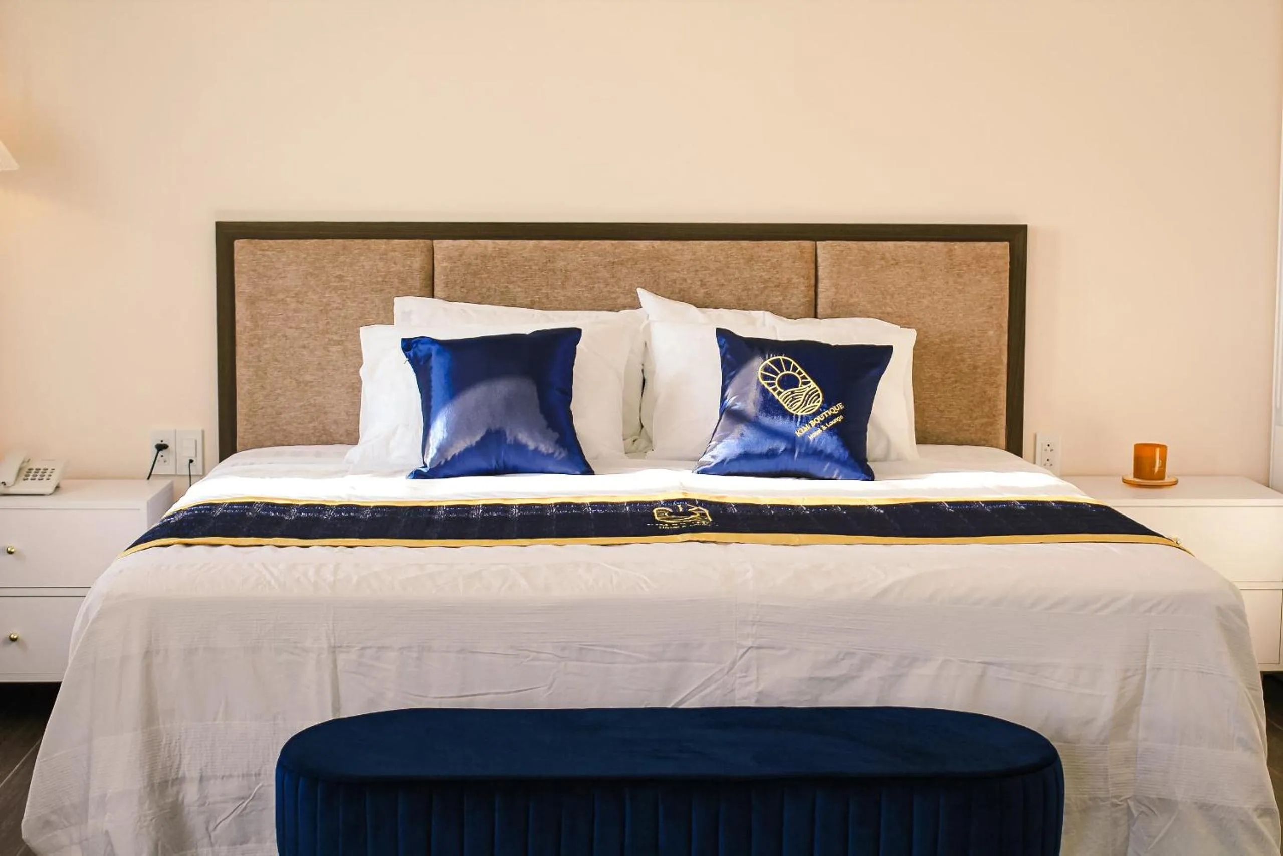 Bed in Kim Boutique Hotel Phu Quoc