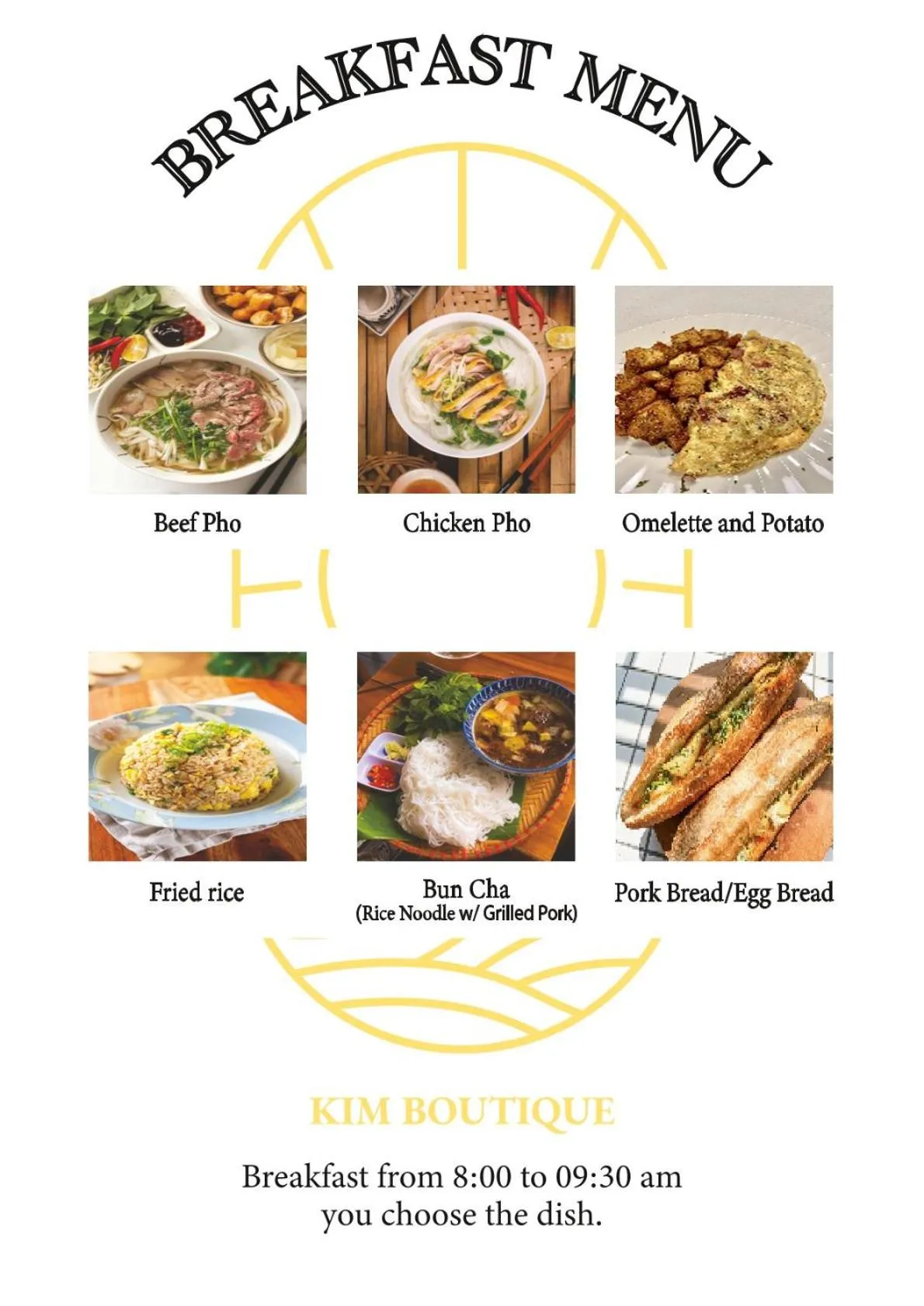 Restaurant/places to eat in Kim Boutique Hotel Phu Quoc