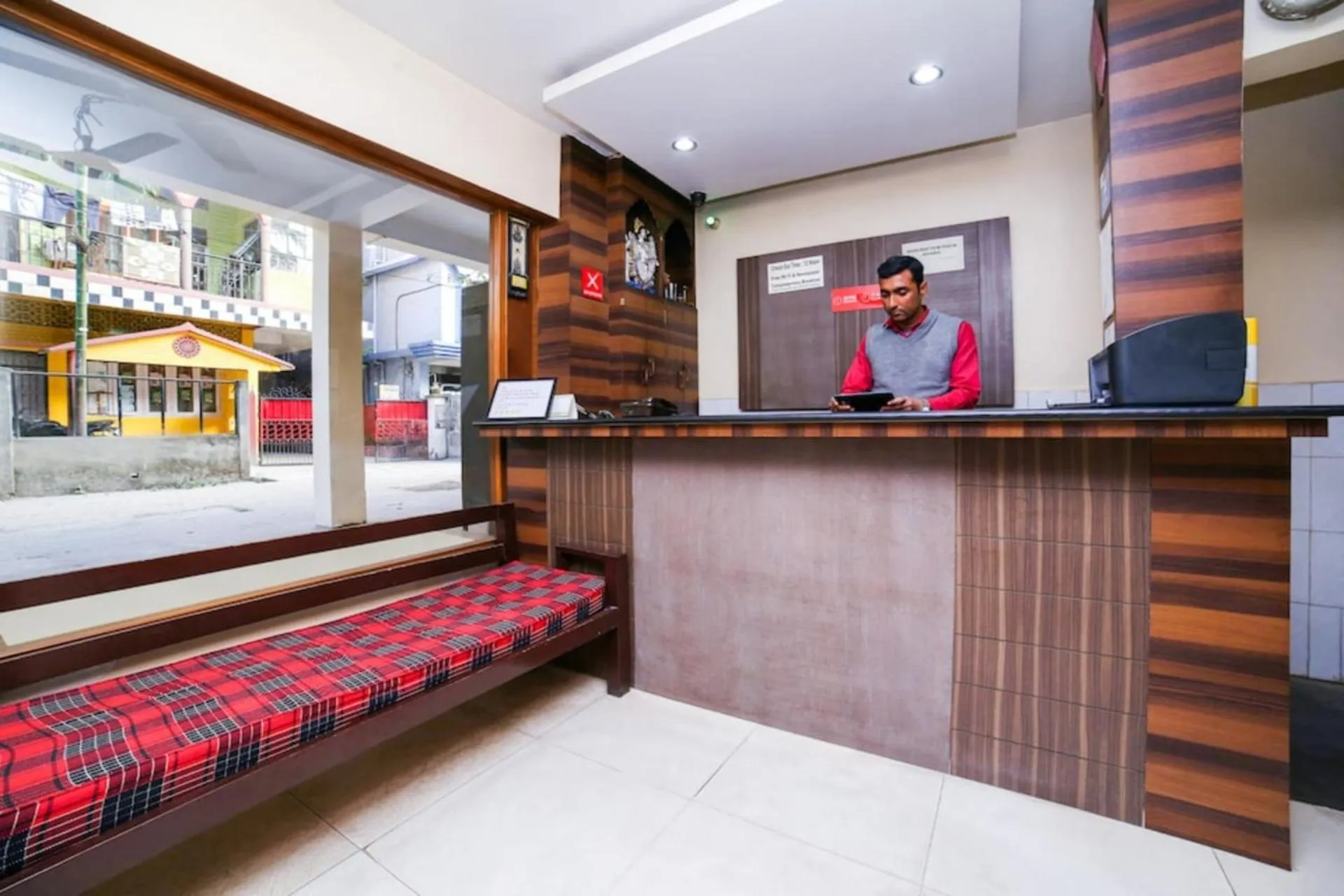 Lobby or reception in Uttam Guest House