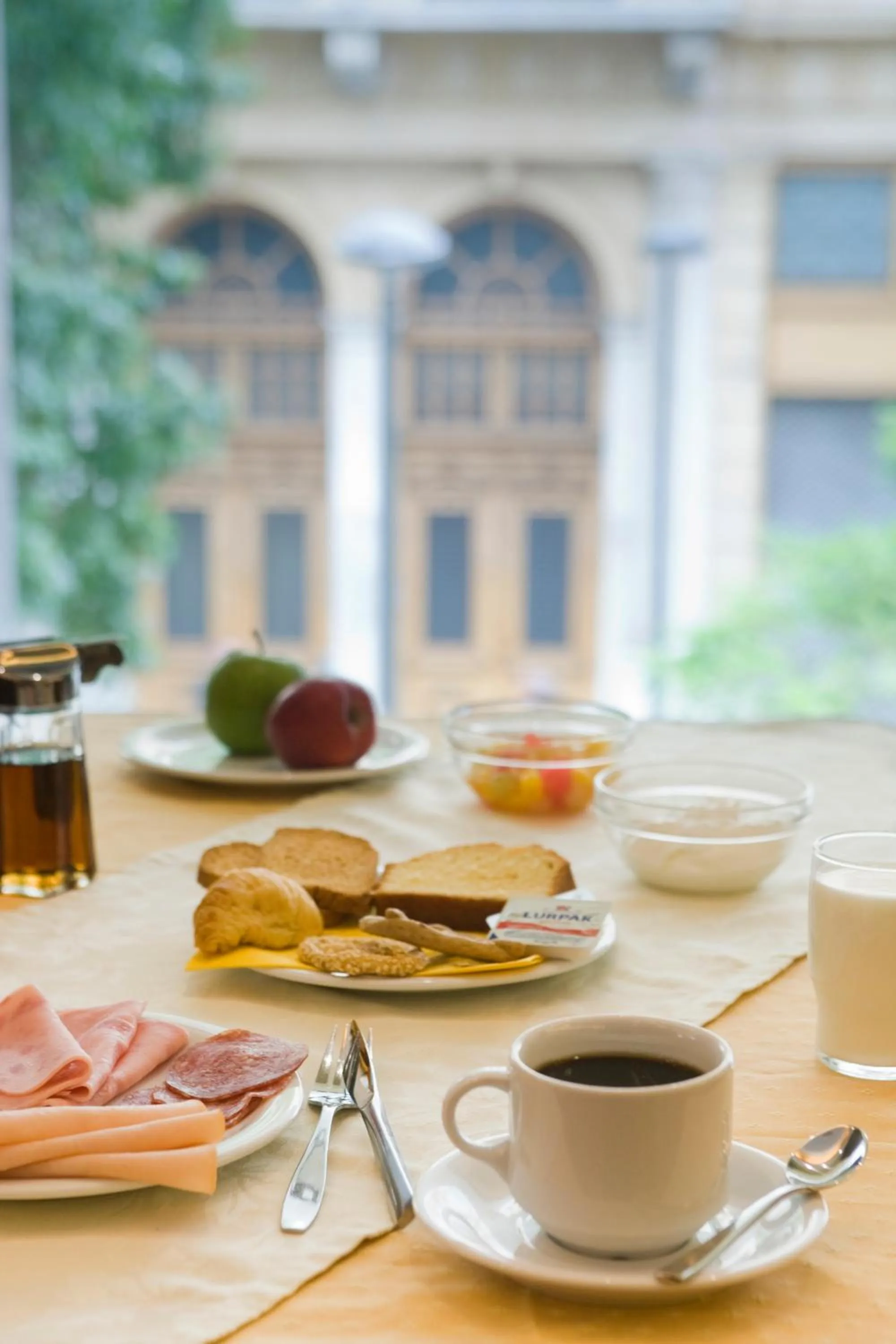 American breakfast in Arethusa Hotel Athens